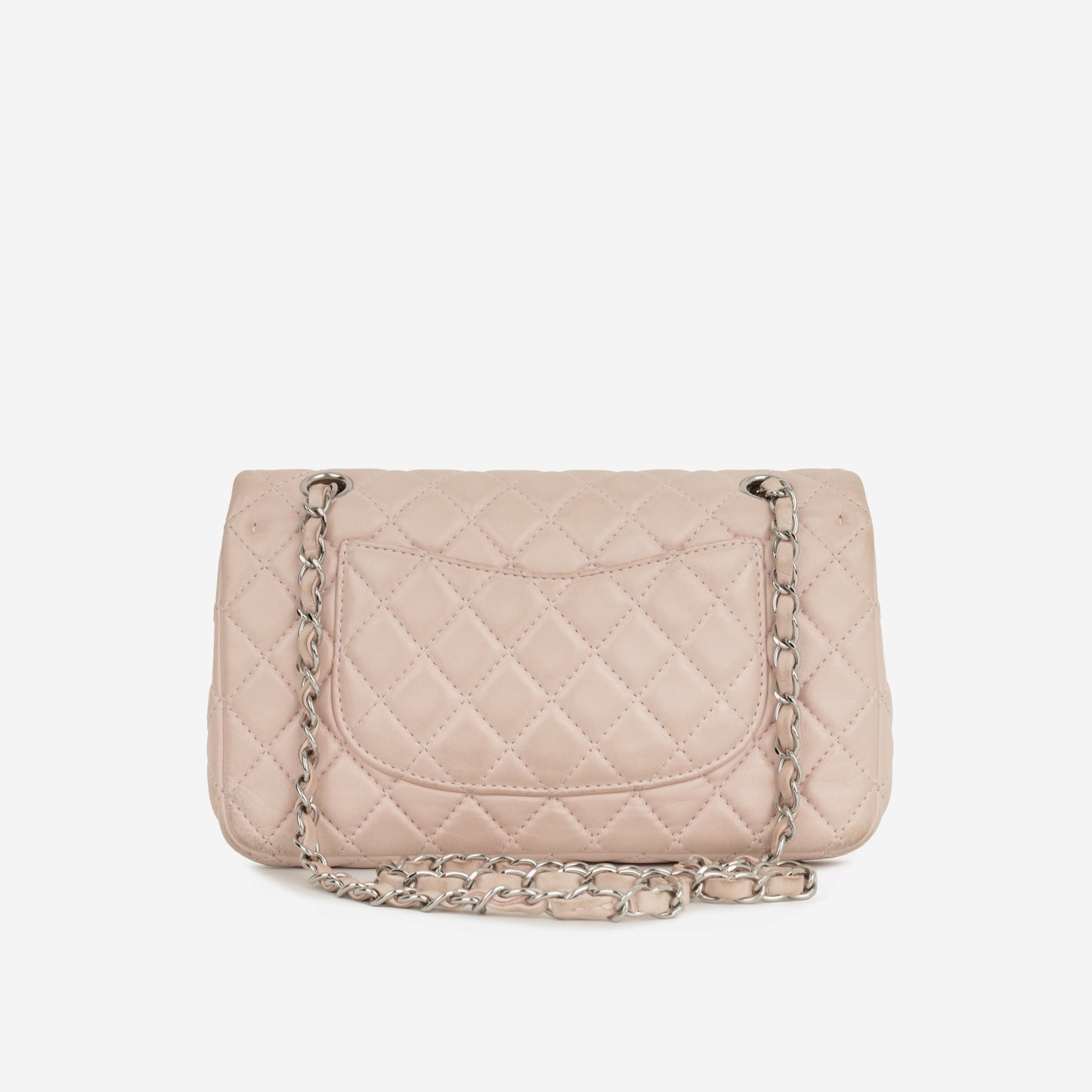 Chanel Seasonal Medium Flap Bag - Pink Lambskin | Silver Hardware
