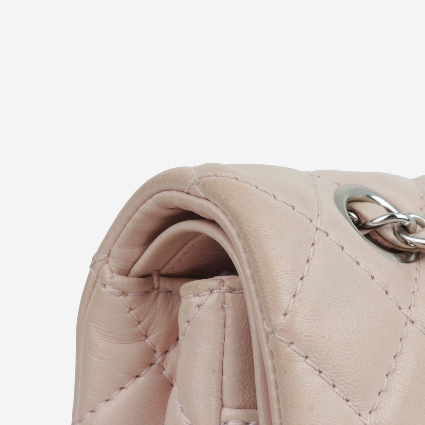 Chanel Seasonal Medium Flap Bag - Pink Lambskin | Silver Hardware