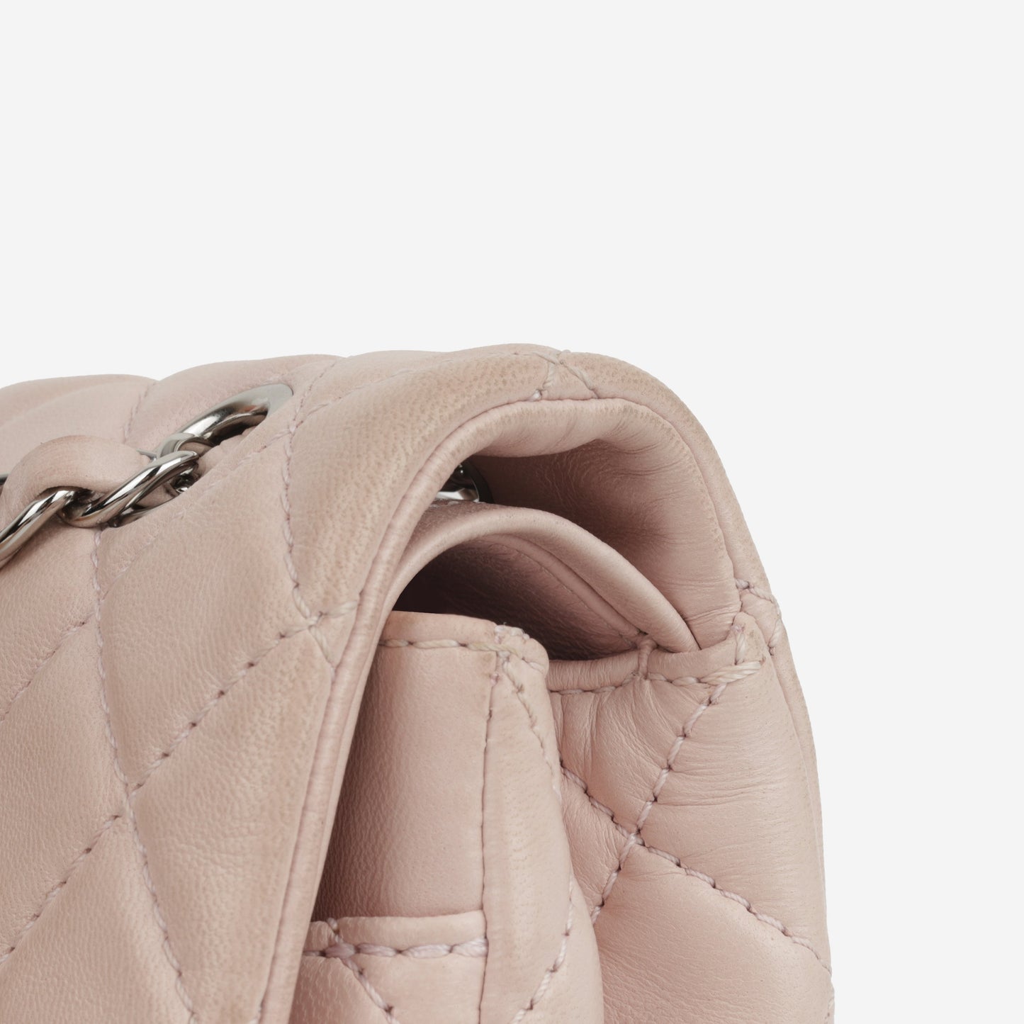Chanel Seasonal Medium Flap Bag - Pink Lambskin | Silver Hardware