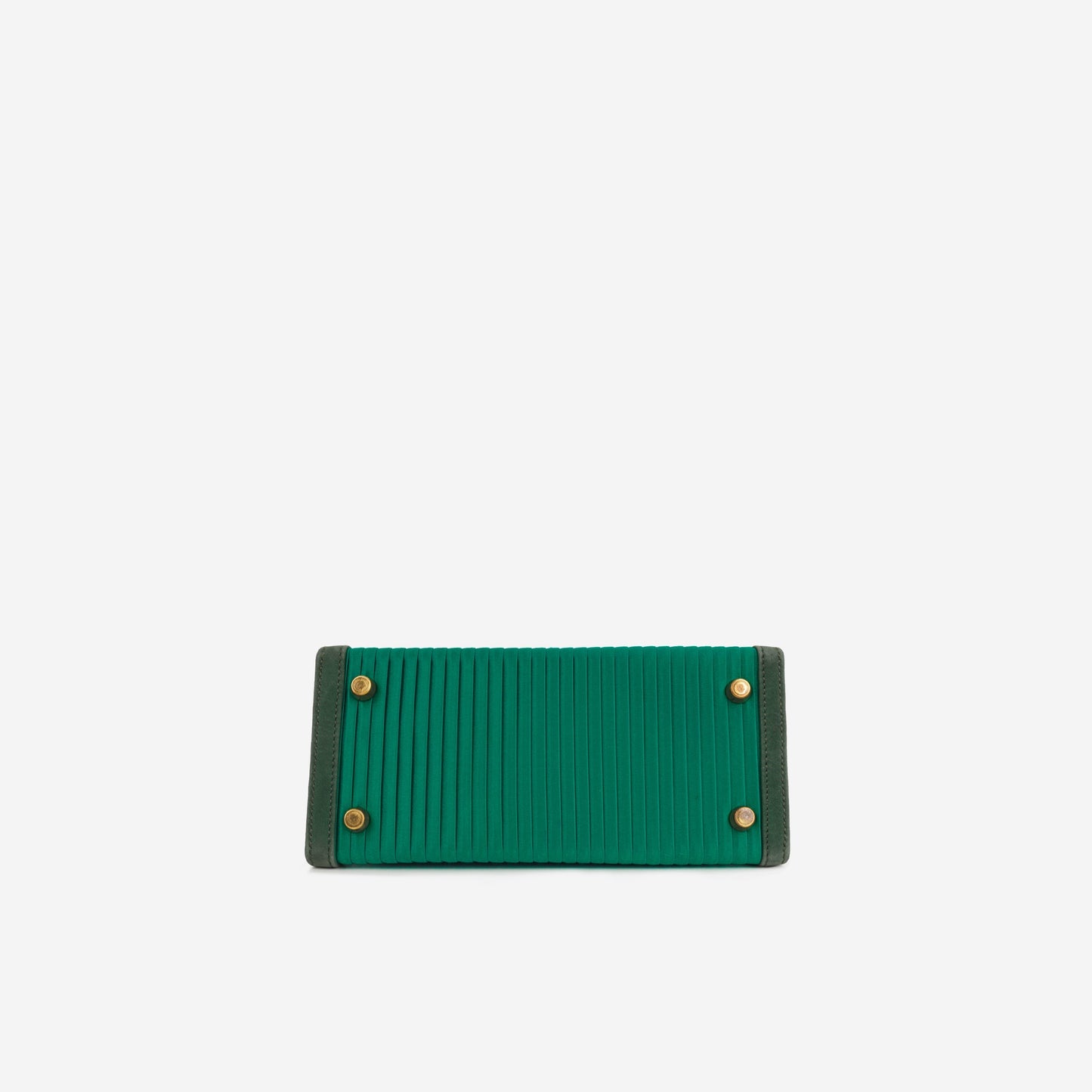 Hermès Vintage Kelly 20 - Malachite Satin/Vert Fonce Veau Velours | Gold Hardware