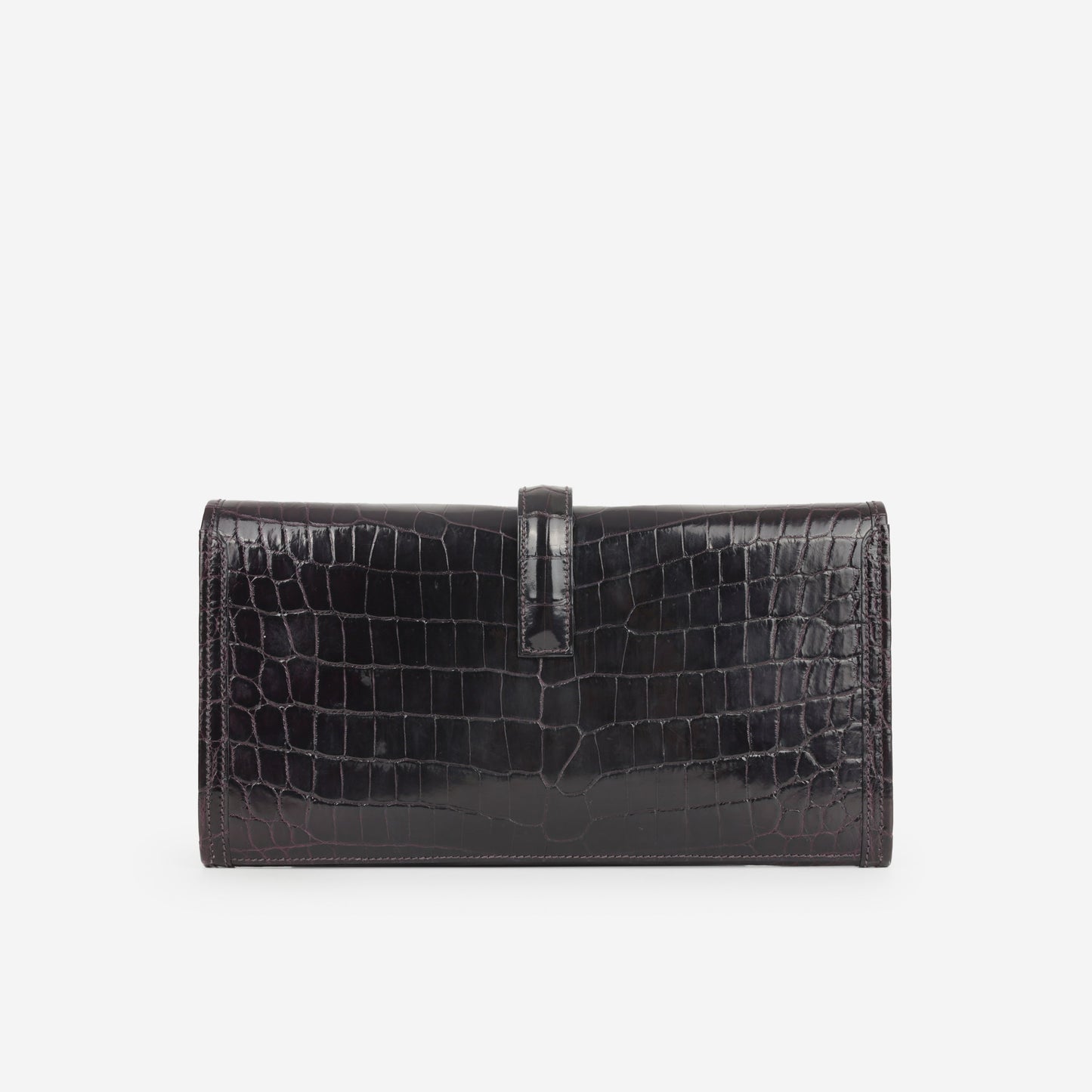 Hermès Jige Clutch 29 - Iris Matte Crocodile Niloticus