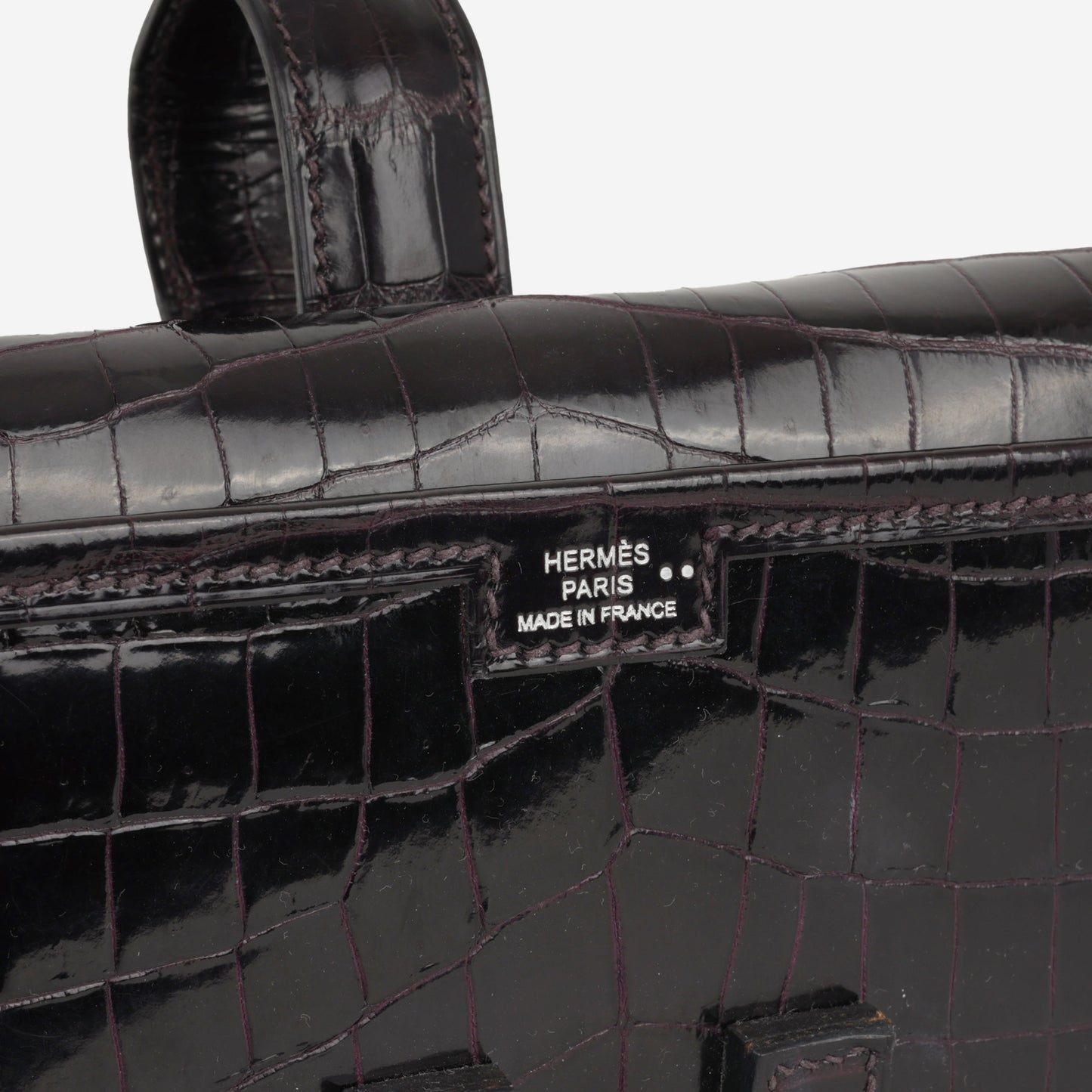 Hermès Jige Clutch 29 - Iris Matte Crocodile Niloticus