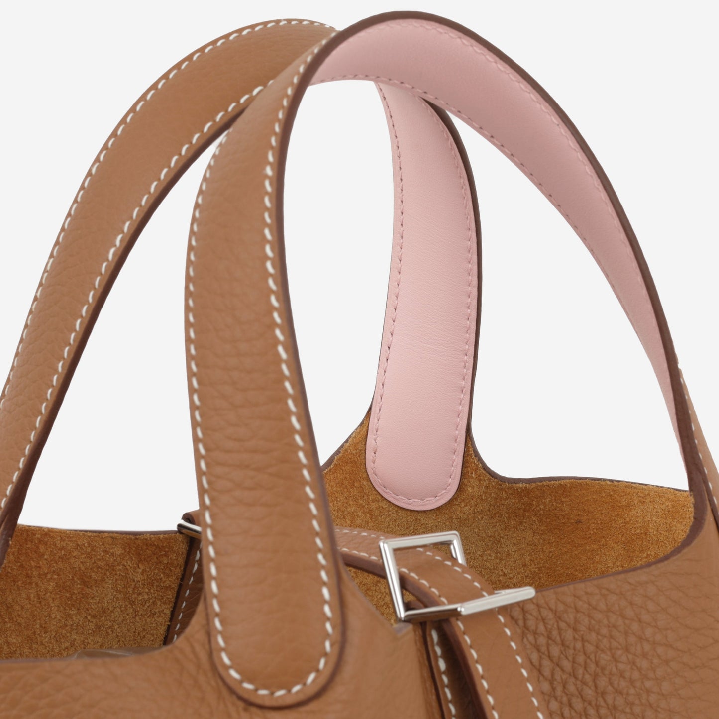 Hermès Picotin 18 Eclat - Gold Clemence / Rose Sakura Swift | Palladium Hardware