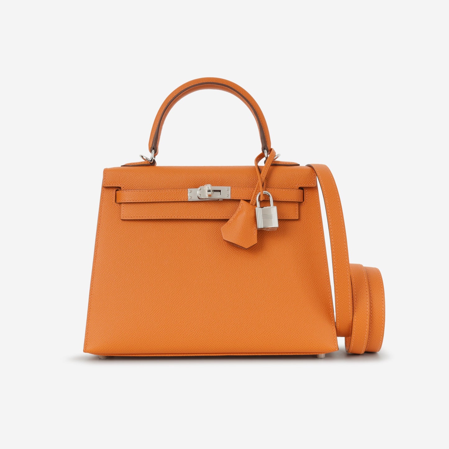 Hermès Kelly 25 - Orange Epsom | Palladium Hardware (NWT)