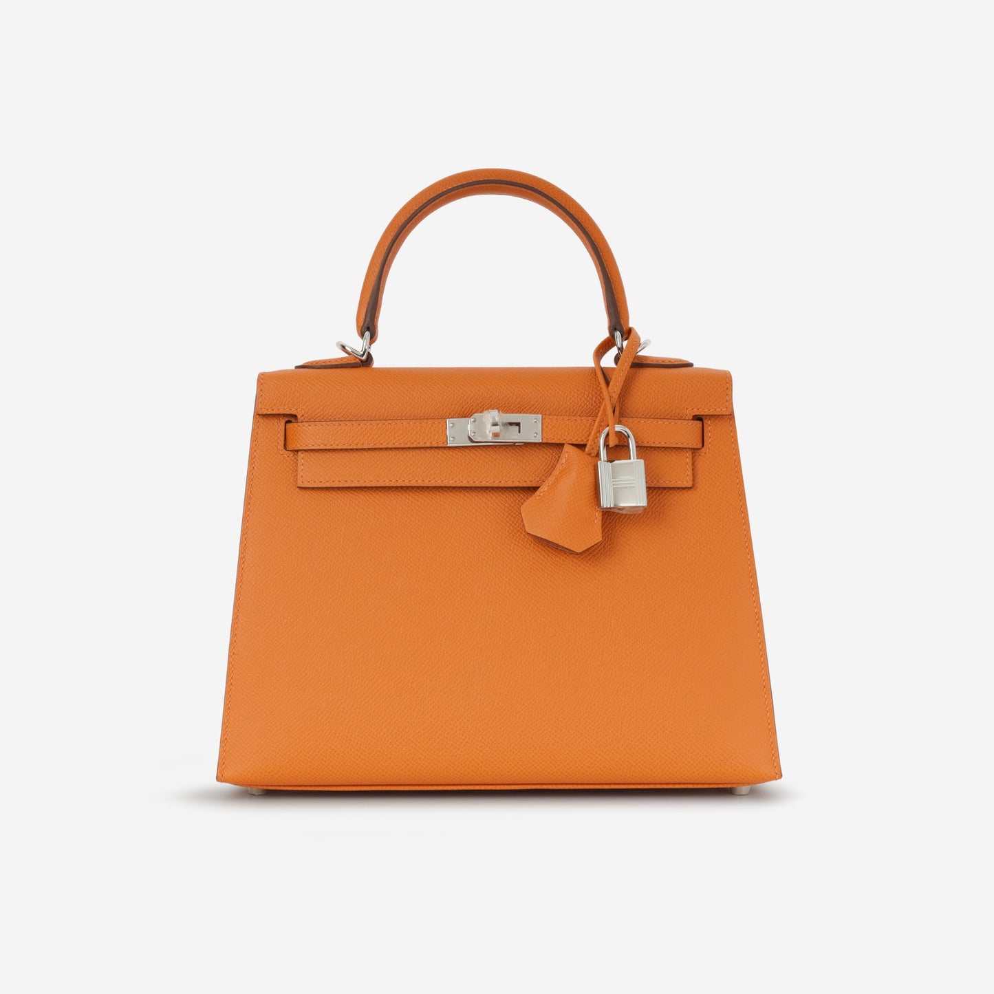 Hermès Kelly 25 - Orange Epsom | Palladium Hardware (NWT)