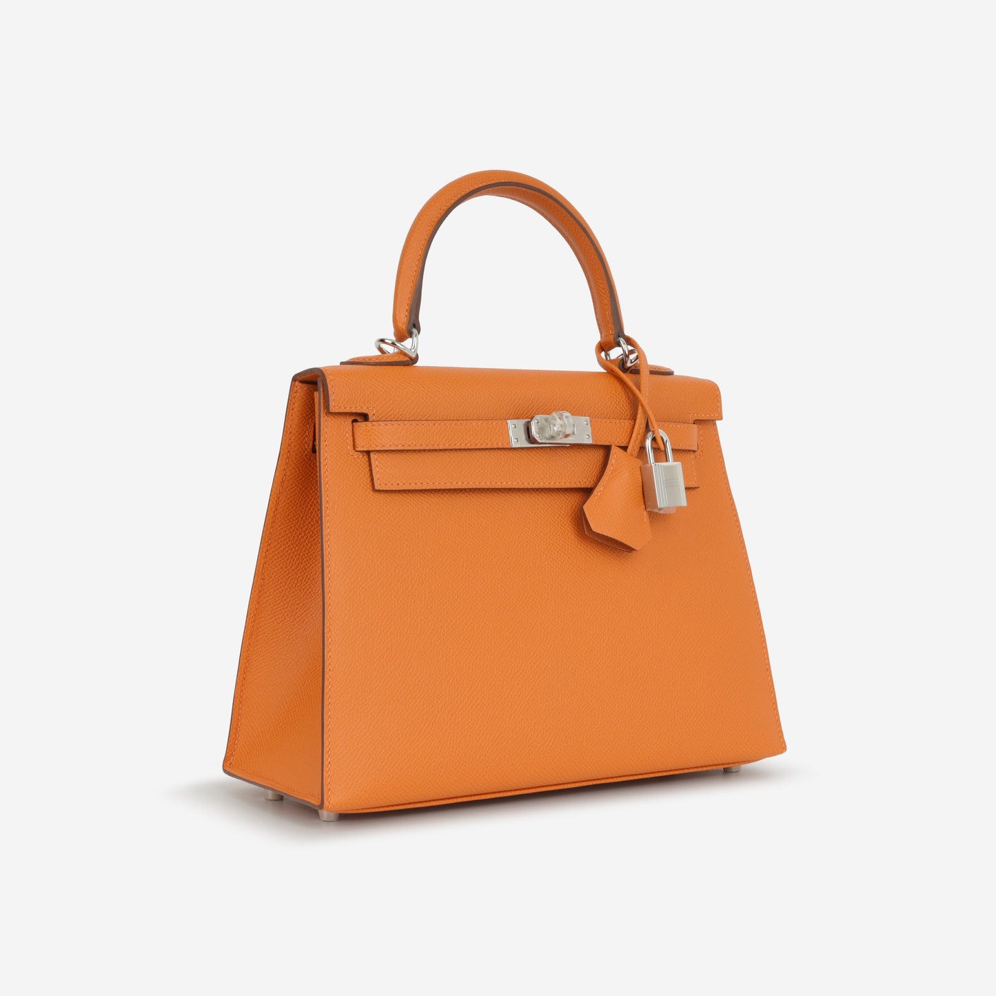 Hermès Kelly 25 - Orange Epsom | Palladium Hardware (NWT)