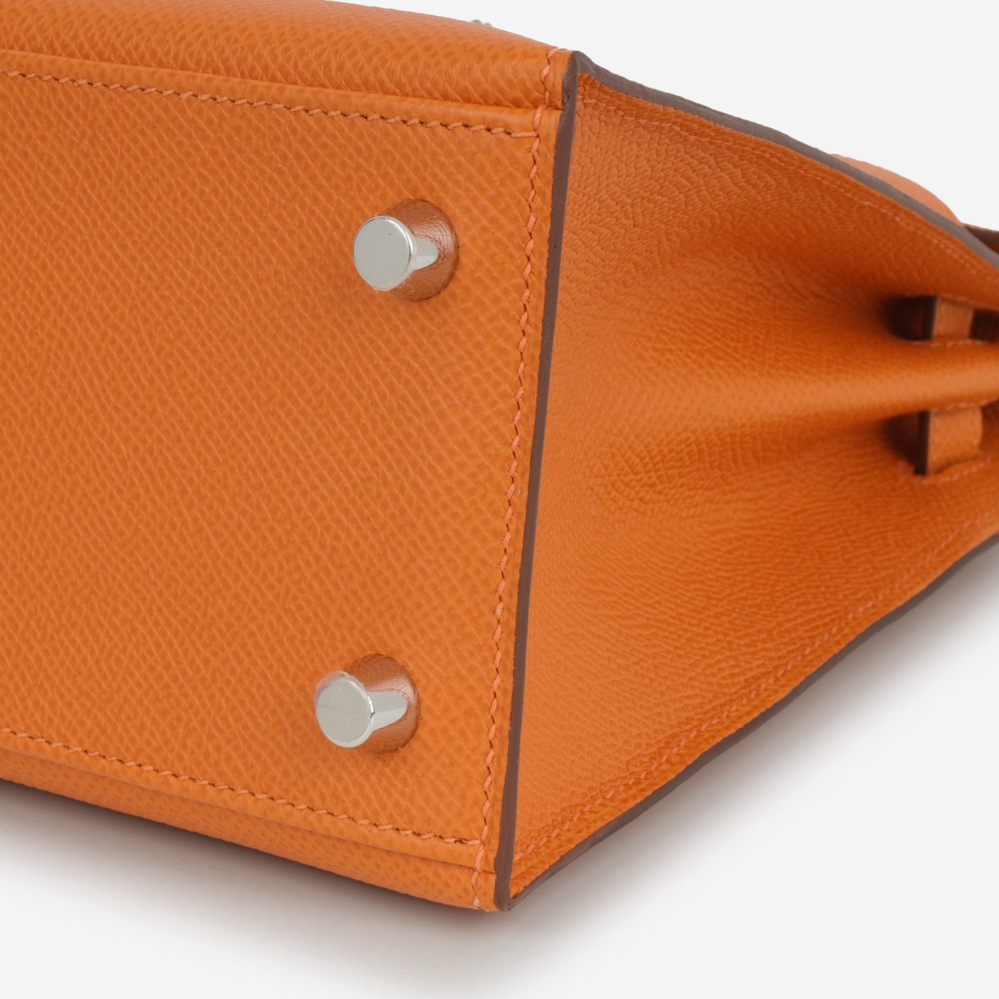 Hermès Kelly 25 - Orange Epsom | Palladium Hardware (NWT)