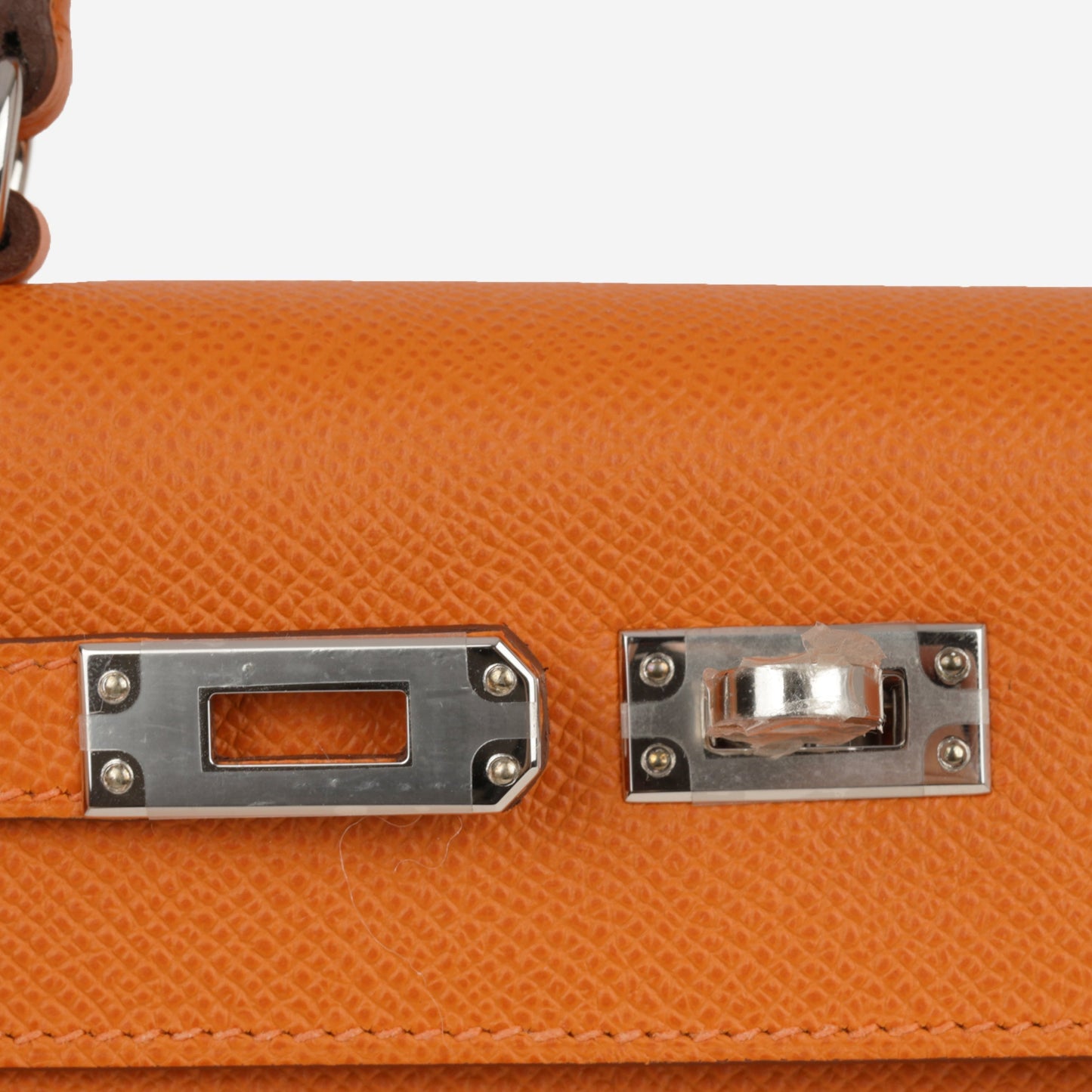 Hermès Kelly 25 - Orange Epsom | Palladium Hardware (NWT)