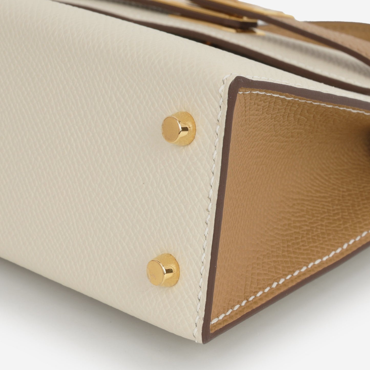 Hermès HSS Mini Kelly - Craie / Biscuit Epsom | Gold Hardware