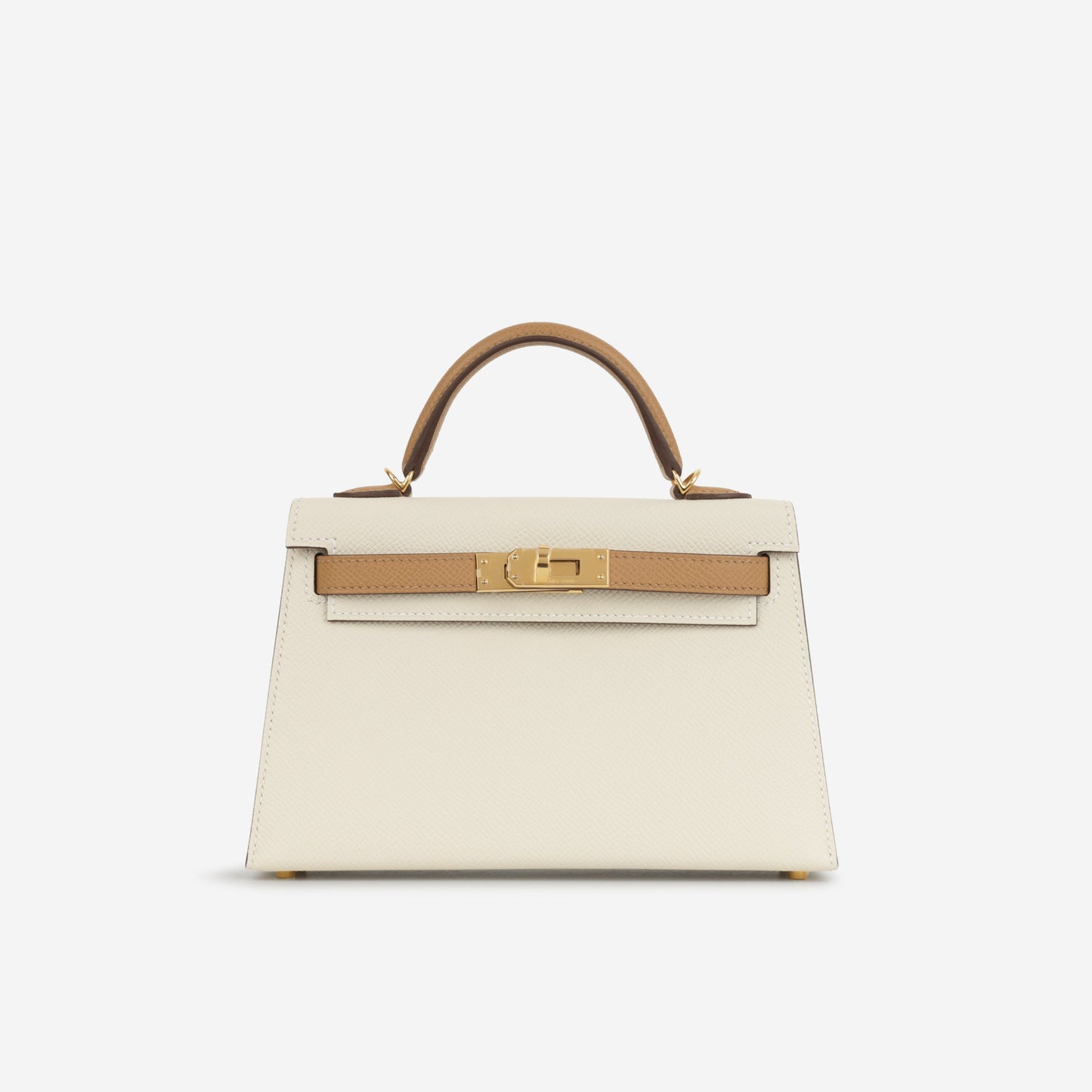 Hermès HSS Mini Kelly - Craie / Biscuit Epsom | Gold Hardware