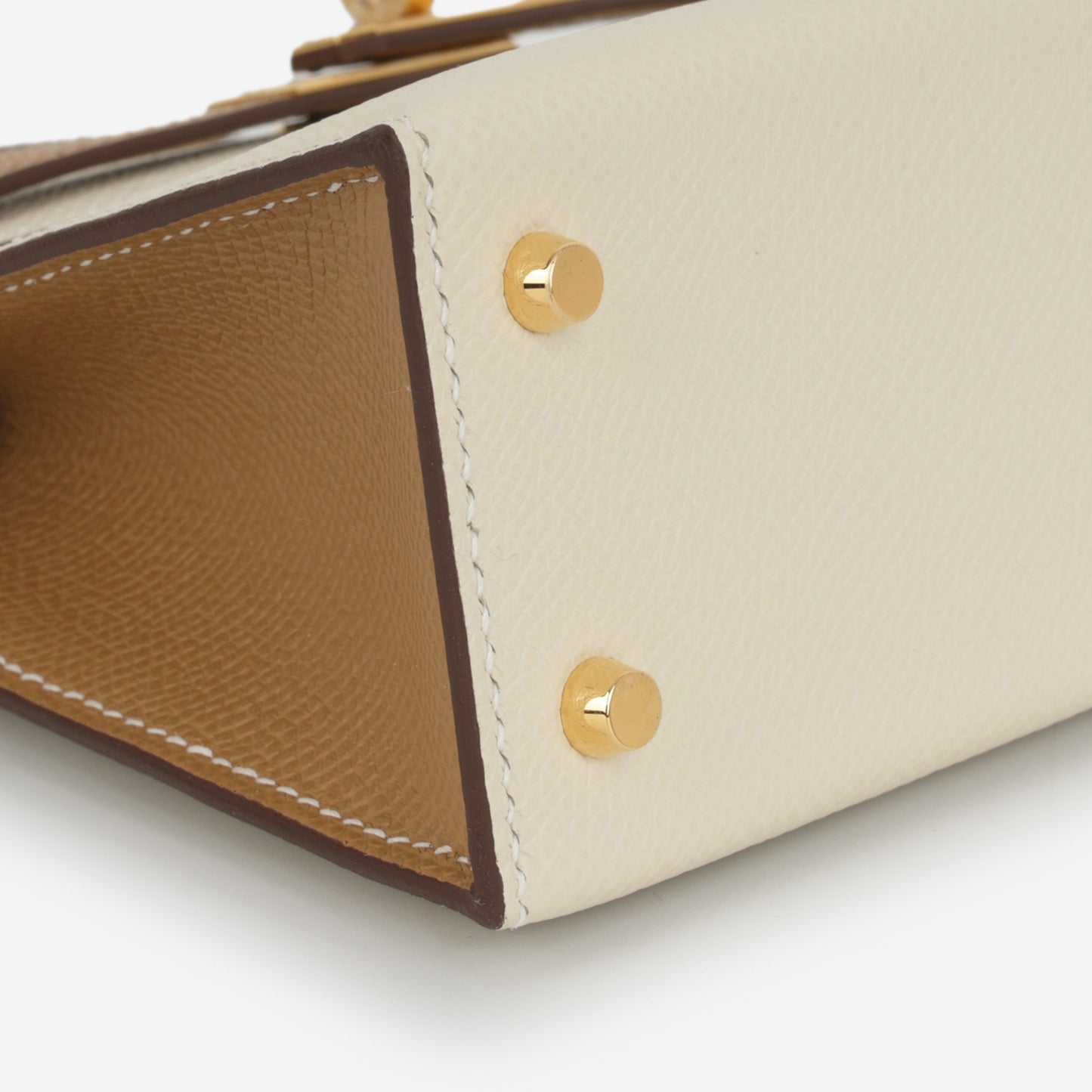 Hermès HSS Mini Kelly - Craie / Biscuit Epsom | Gold Hardware