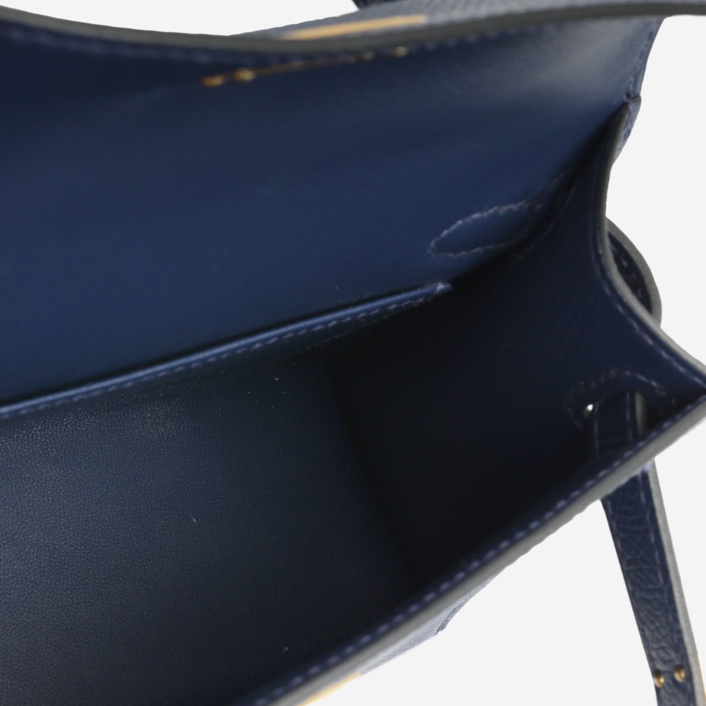 Hermès Mini Kelly - Bleu Navy Epsom | Gold Hardware
