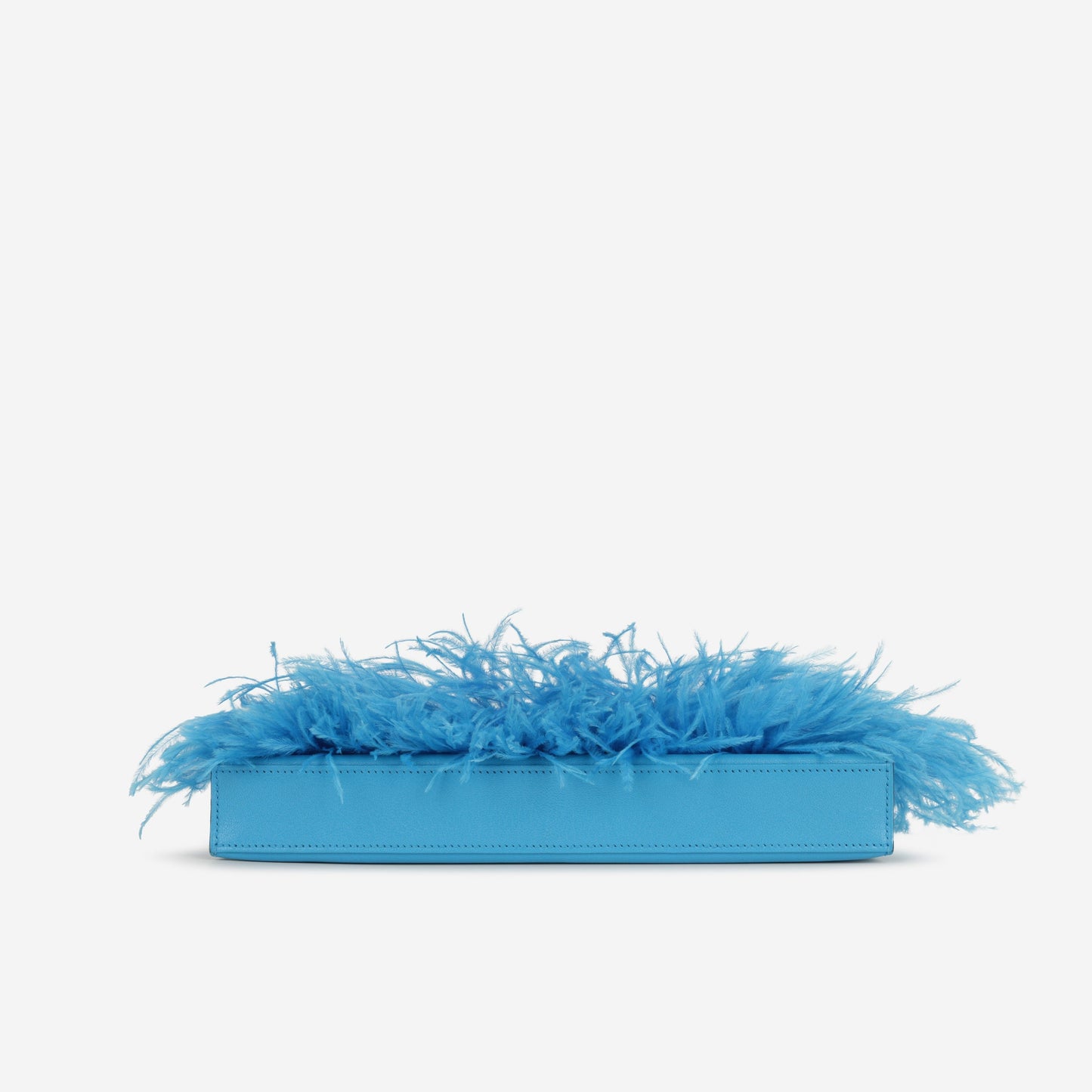 Hermès Kelly Elan Foile - Bleu Frida Chevre Chamkila / Plumes D'Autruche | Palladium Hardware