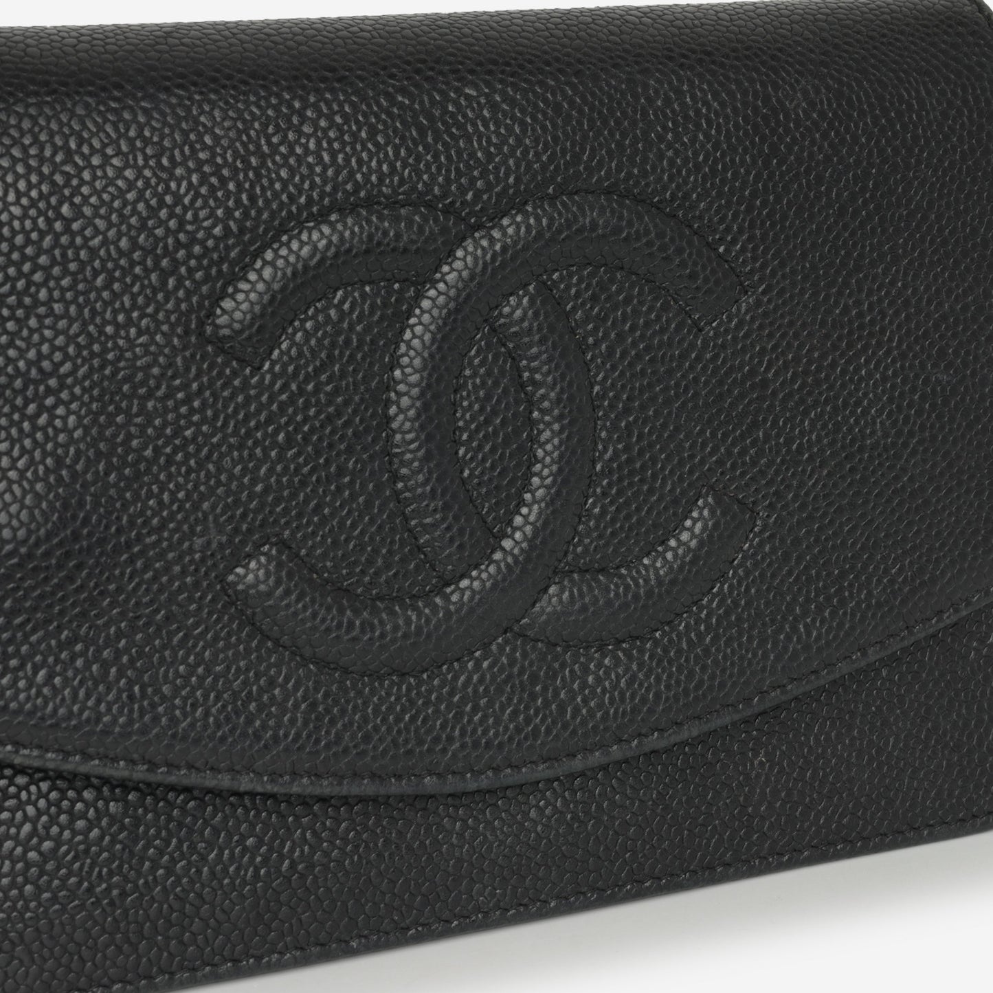 Chanel Timeless WOC - Black Caviar | Silver Hardware