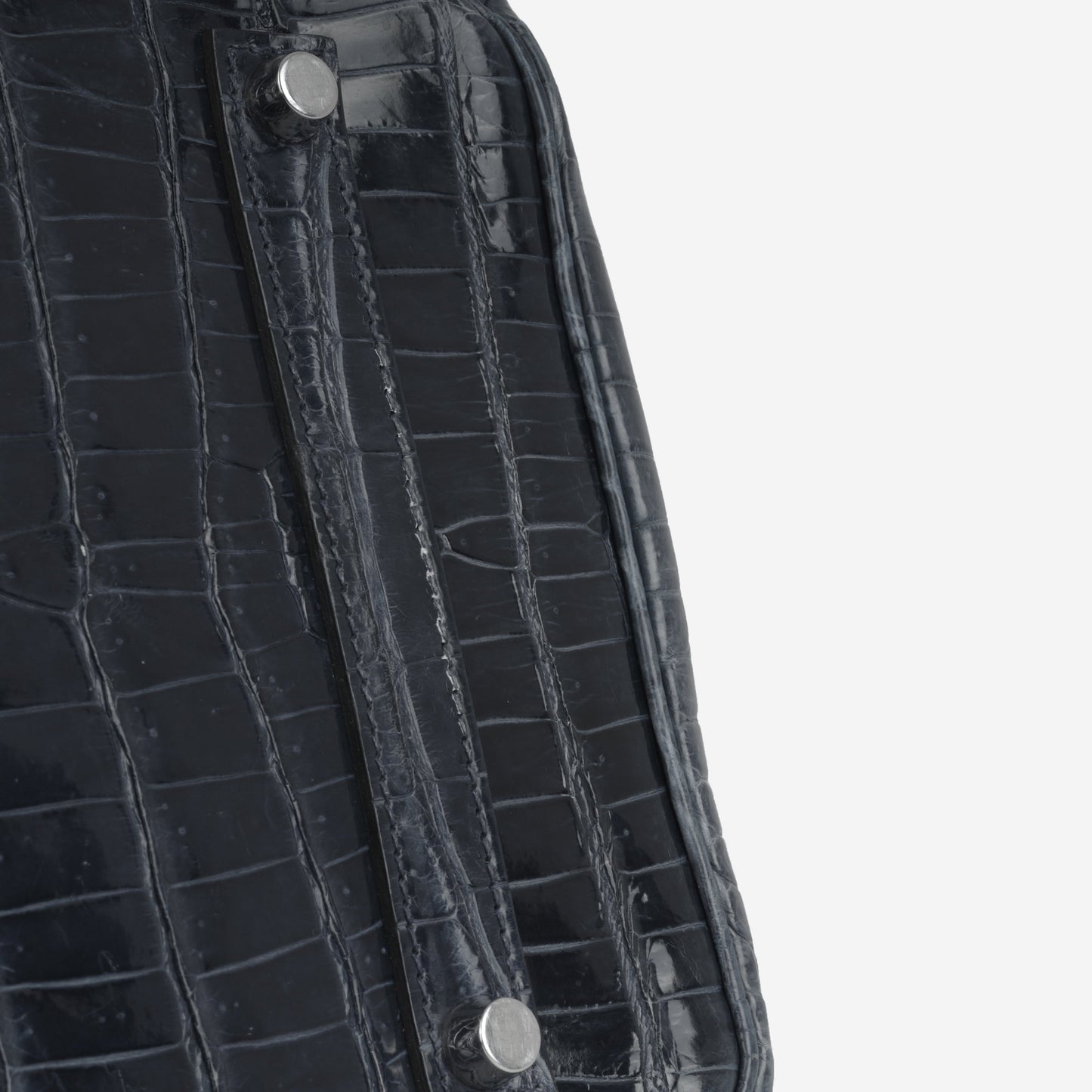 Hermès Birkin 35 - Bleu De Malte Crocodile Porosus Lisse | Palladium Hardware