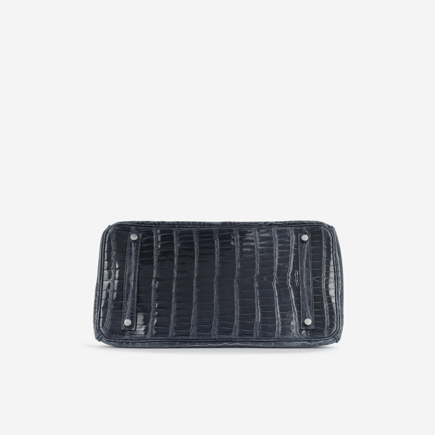 Hermès Birkin 35 - Bleu De Malte Crocodile Porosus Lisse | Palladium Hardware
