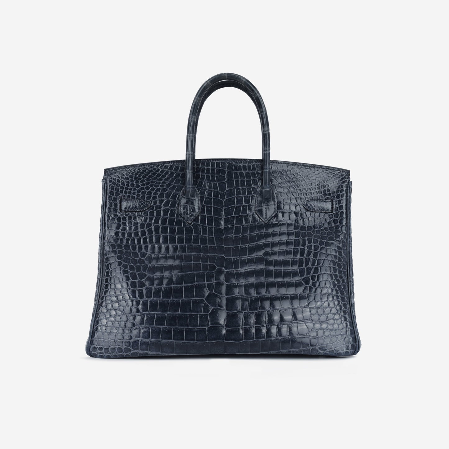 Hermès Birkin 35 - Bleu De Malte Crocodile Porosus Lisse | Palladium Hardware