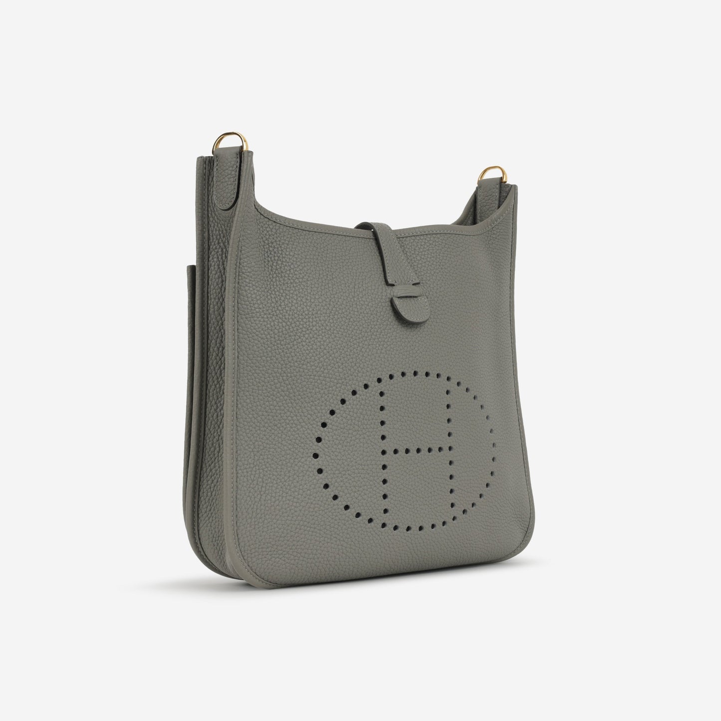 Hermès Evelyne PM - Gris Meyer Clemence | Gold Hardware