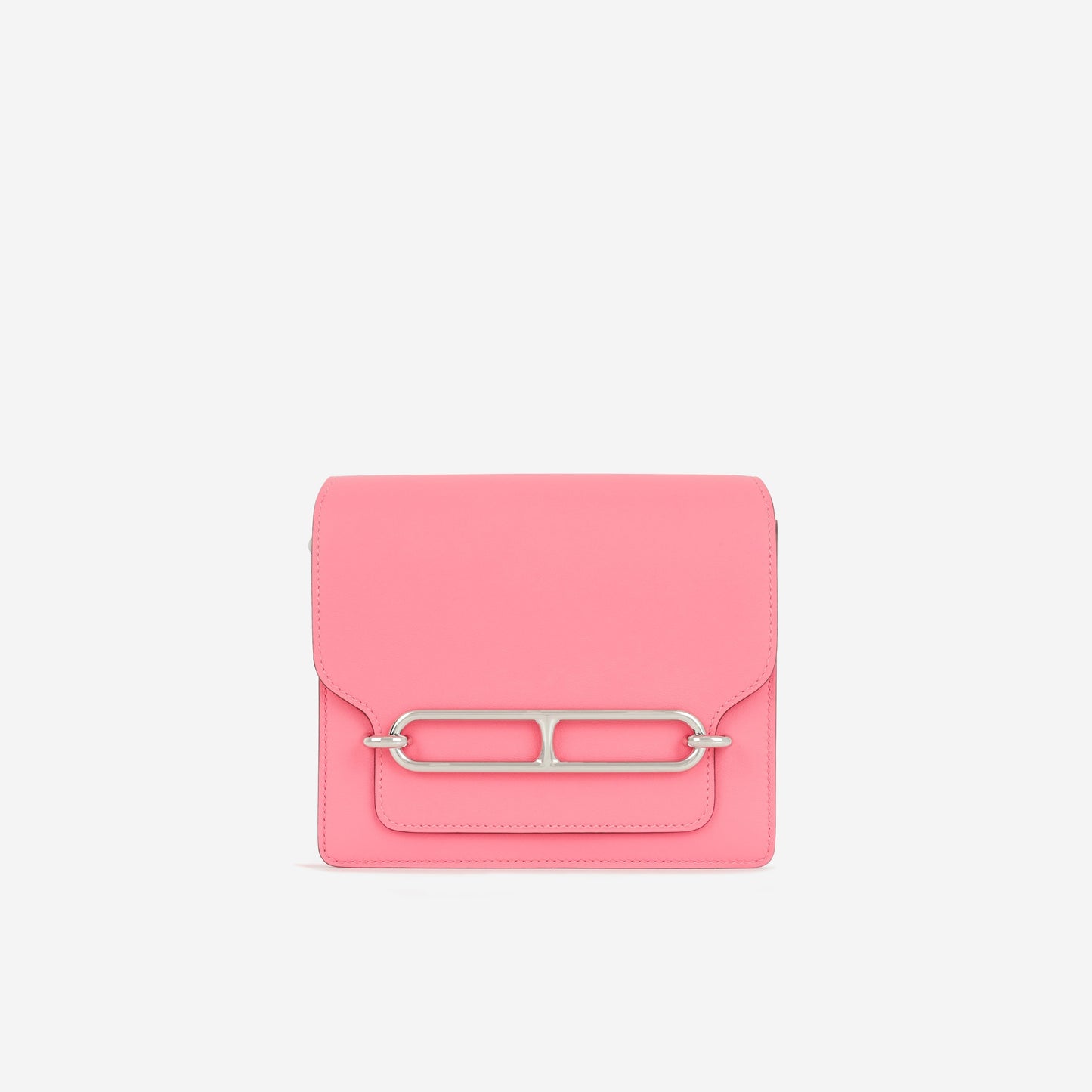 Hermès Mini Roulis - Rose Azalee Swift | Palladium Hardware