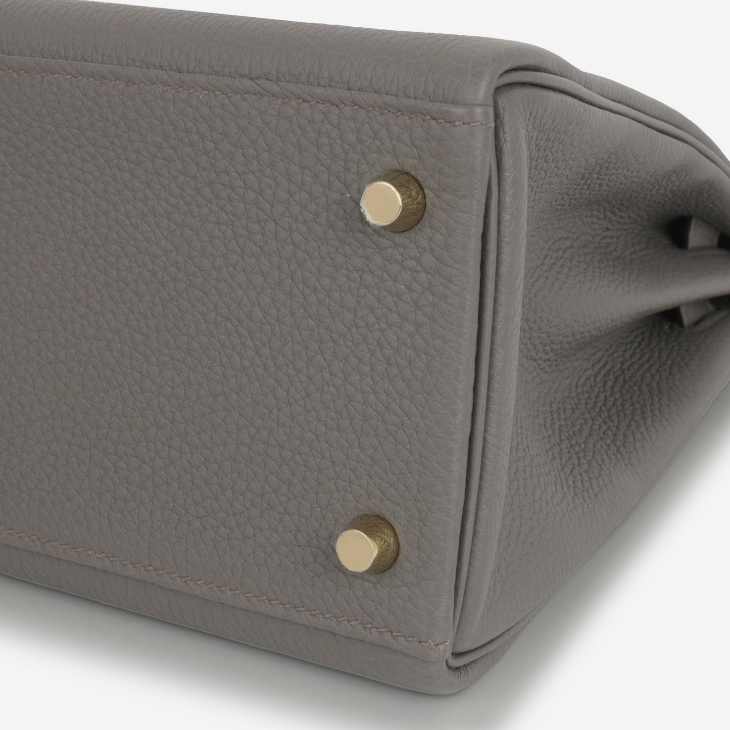 Hermès Kelly 28 - Gris Etain Togo | Gold Hardware