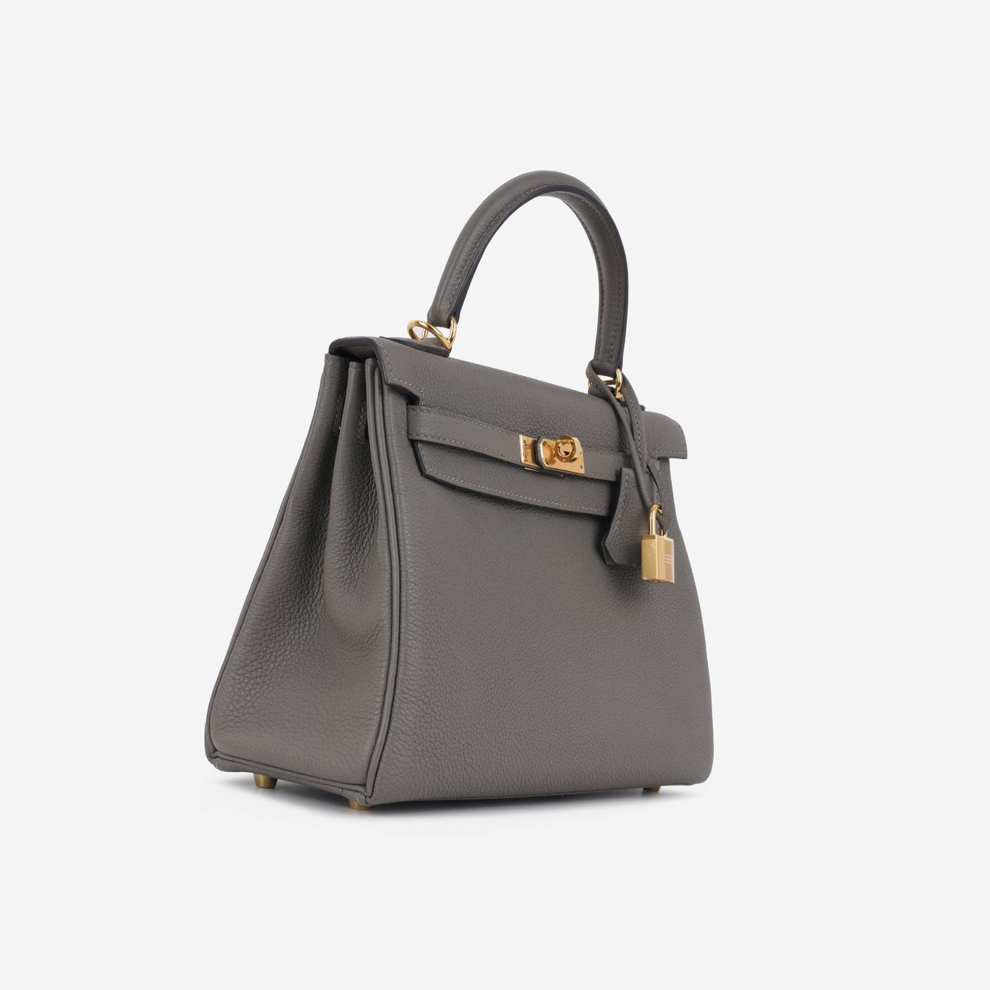 Hermès Kelly 25 - Gris Meyer Togo | Gold Hardware
