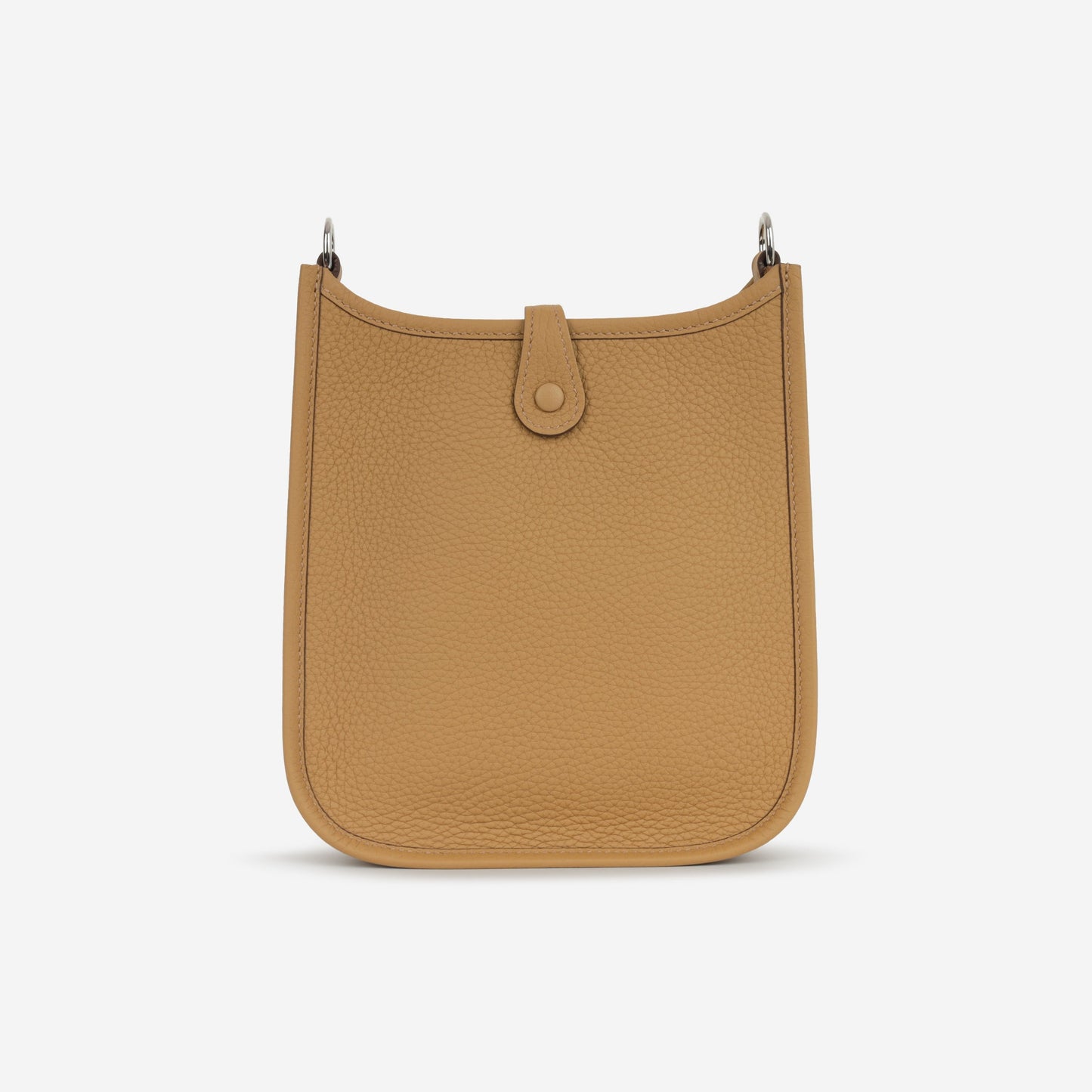 Hermès Mini Evelyne 16 - Biscuit Clemence / Nata Strap | Palladium Hardware