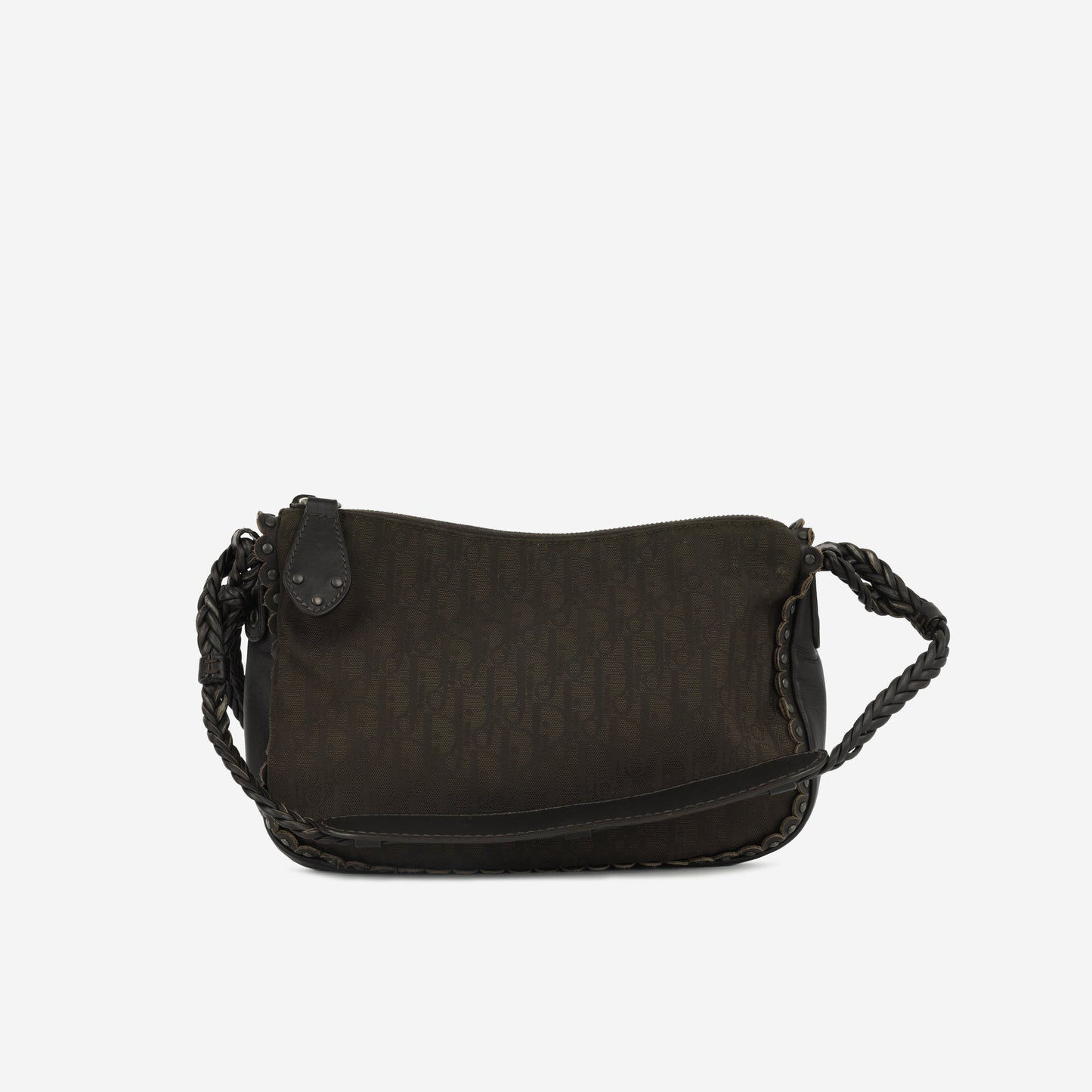 Dior Vintage Ethnic Heart Bag - Brown Oblique | Silver Hardware