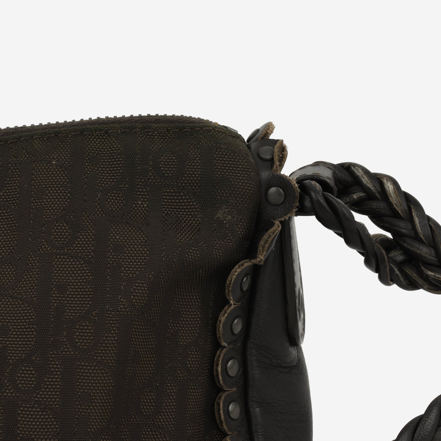 Dior Vintage Ethnic Heart Bag - Brown Oblique | Silver Hardware