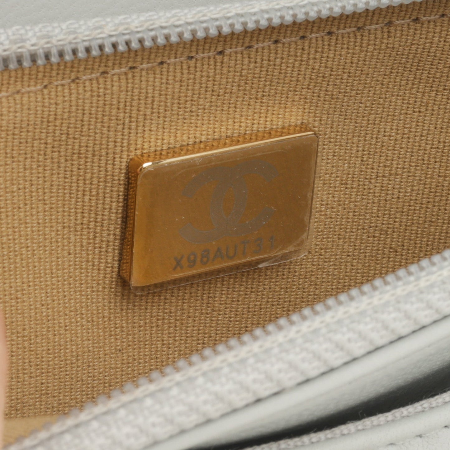 Chanel Pearl Crush Wallet On Chain - Grey Lambskin | Gold Hardware