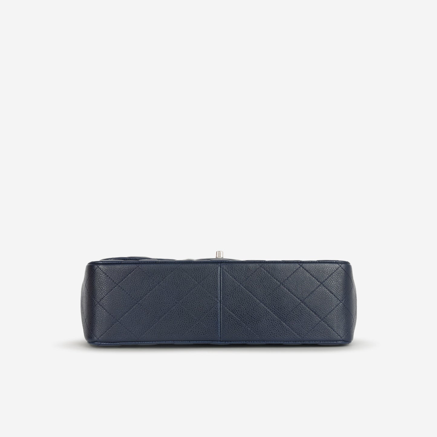 Chanel Classic Jumbo Double Flap - Navy Caviar | Silver Hardware