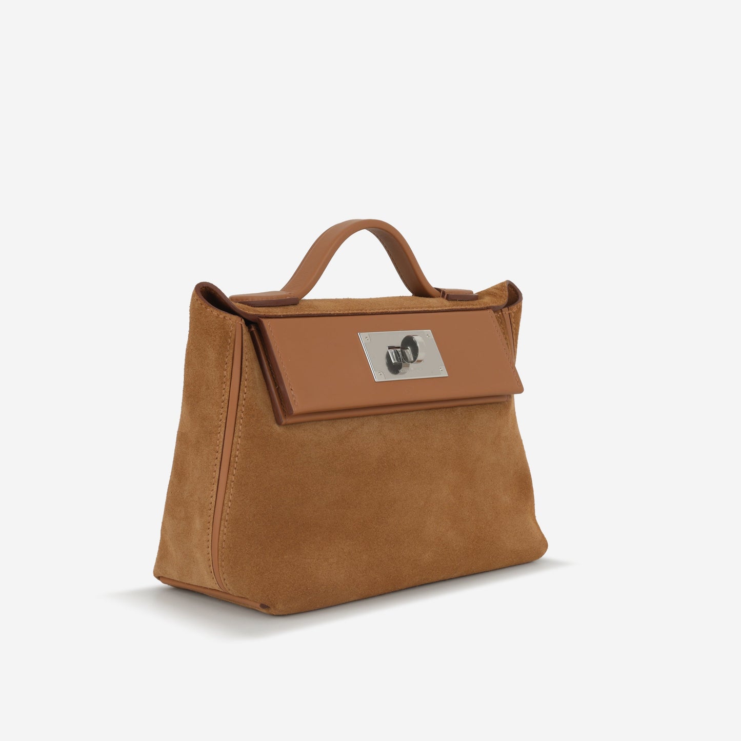 Hermès Mini 24/24 - Gold Grizzly Swift | Palladium Hardware