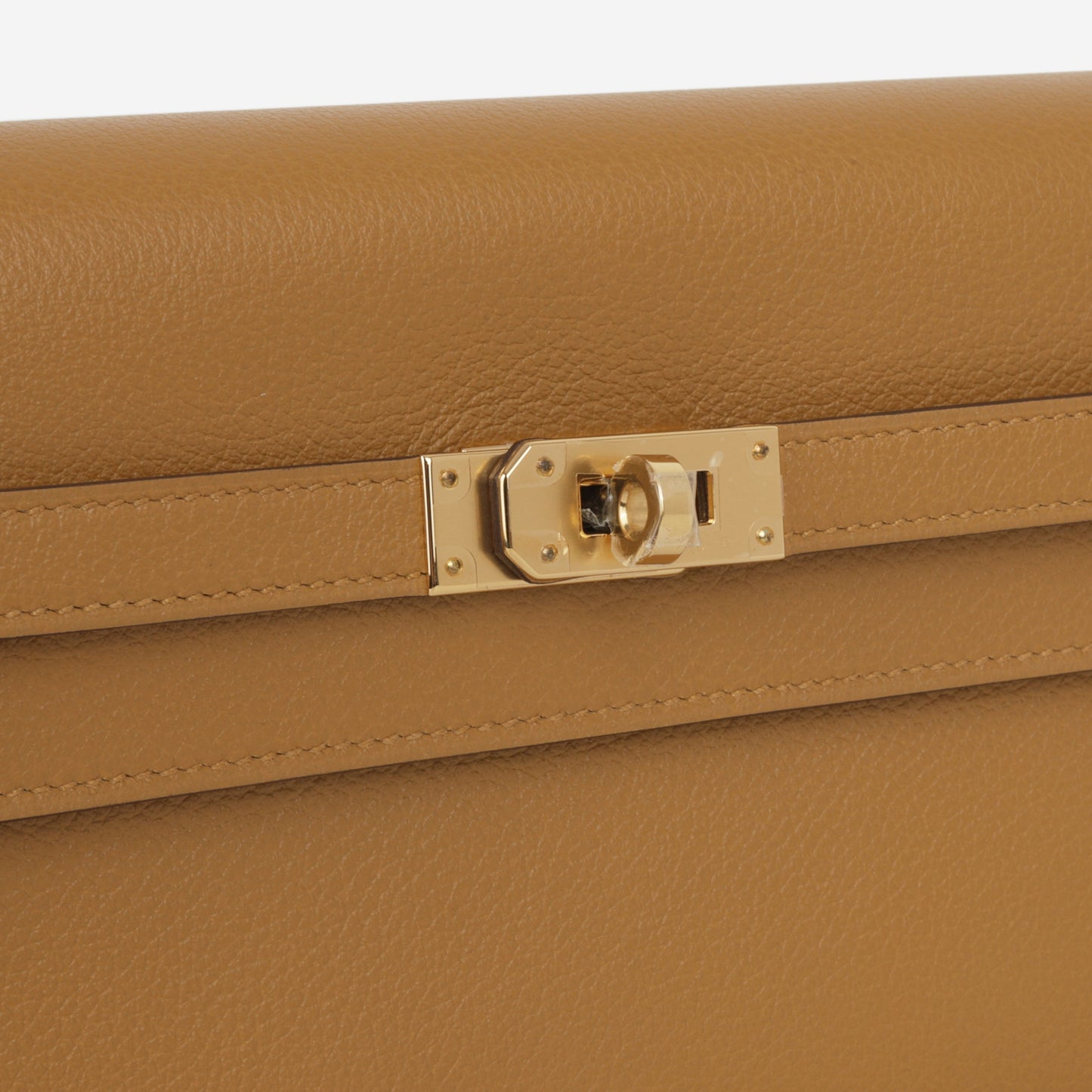 Hermès Kelly To Go Wallet - Caramel Evercolor | Gold Hardware