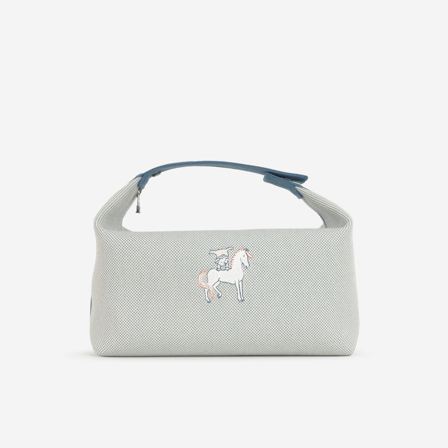 Hermès Bride-A-Brac Cabriole GM - Bleu Nattier | Palladium Hardware (NWT)
