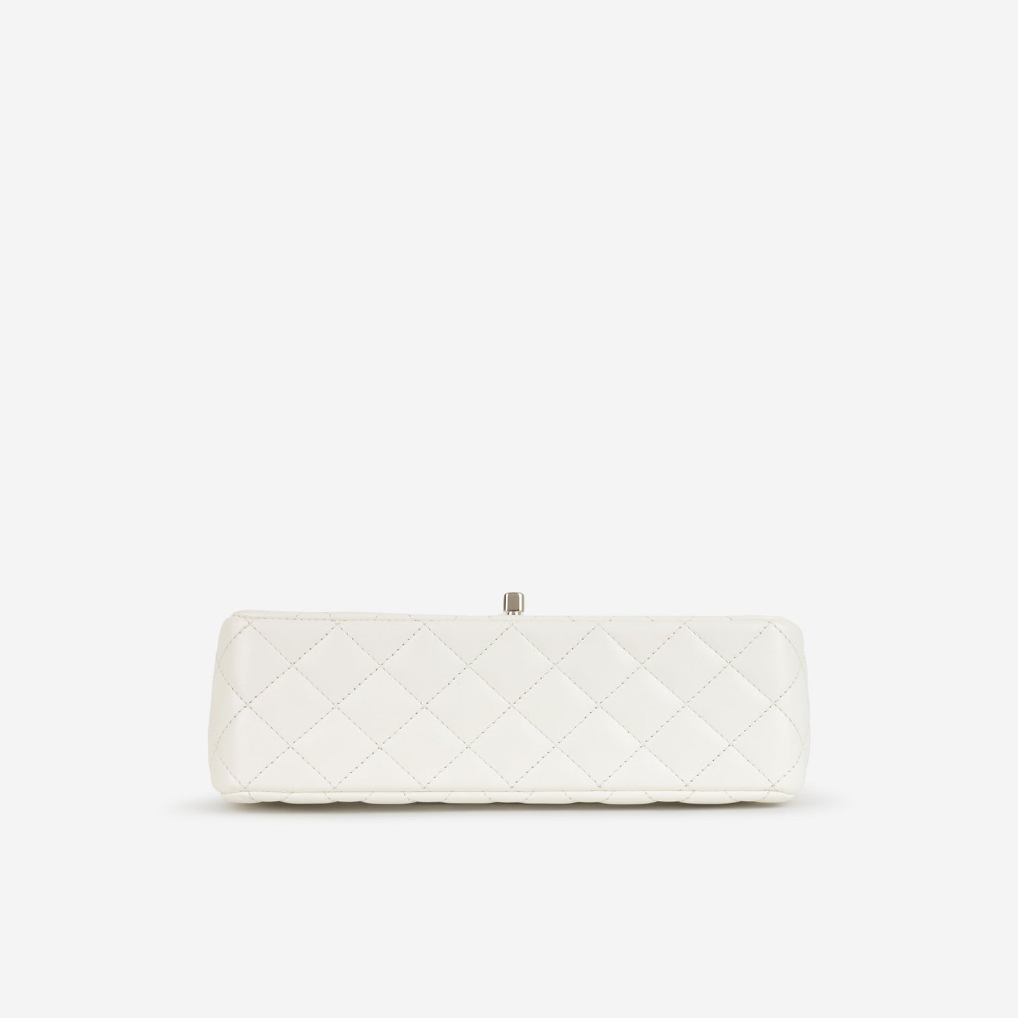 Chanel Mini Top Handle Flap with Strass - Ivory Lambskin | Champagne Gold Hardware