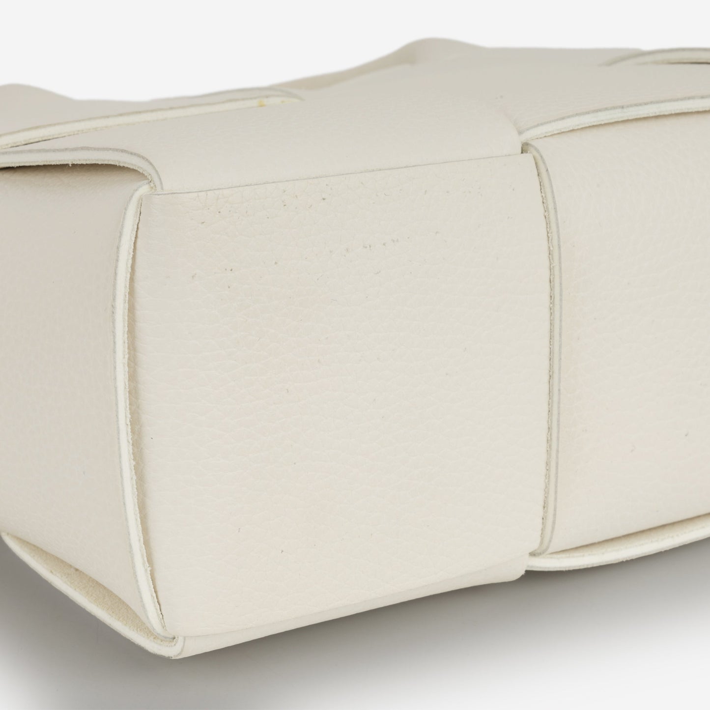 Bottega Veneta Candy Arco Tote - White Intrecciato | Gold Hardware