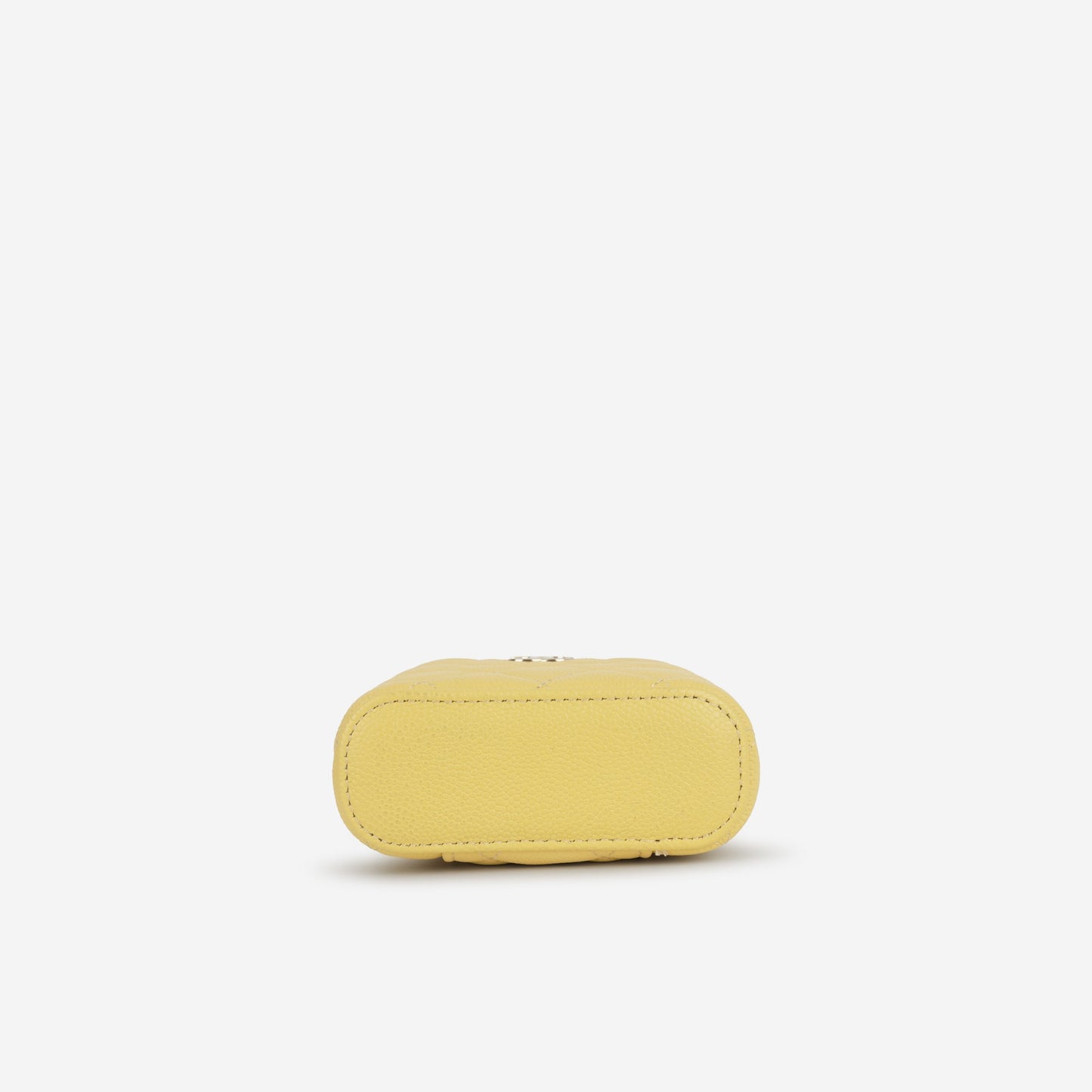 Chanel Mini Vertical Vanity on Chain - Yellow Caviar | Champagne Gold Hardware