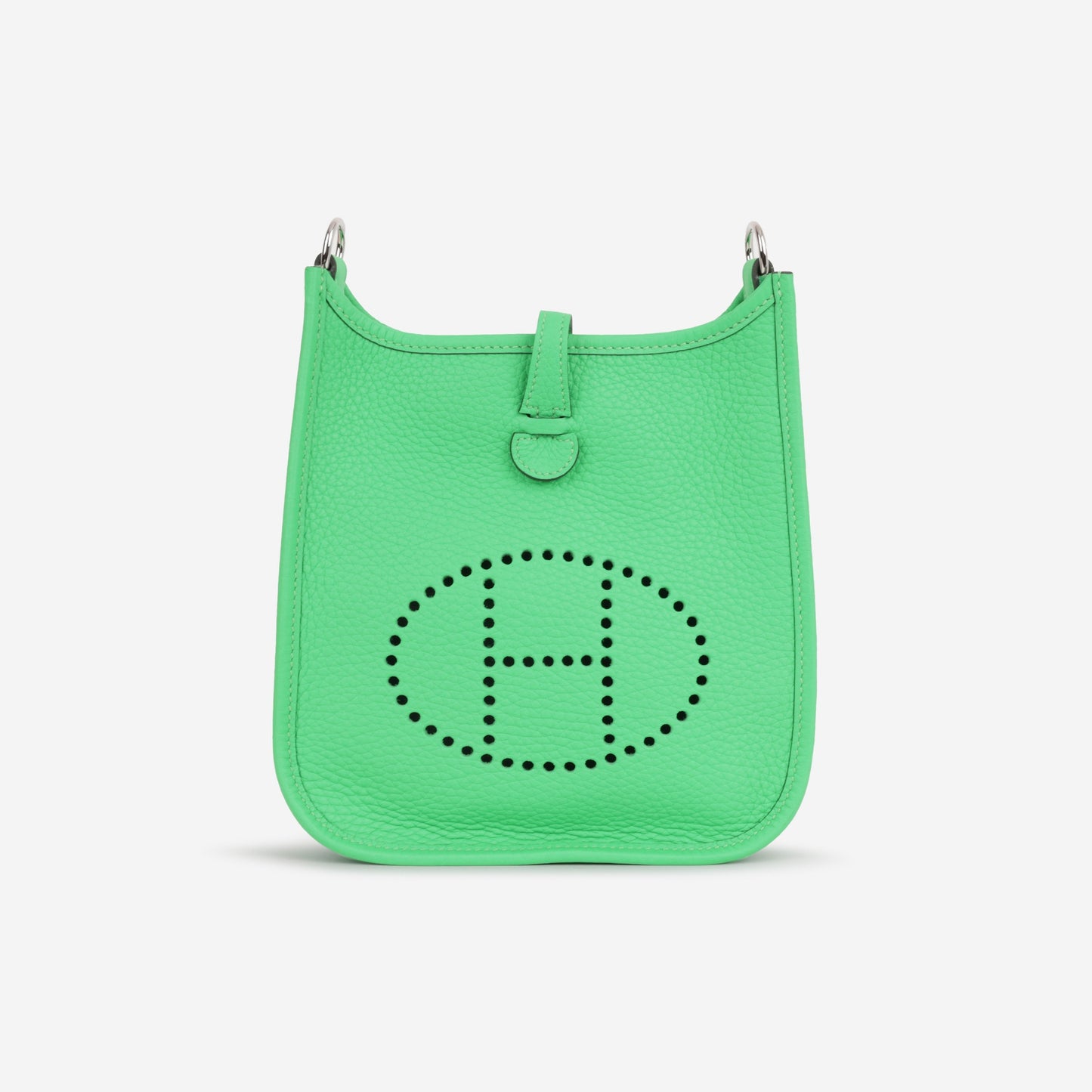Hermès Evelyne TPM - Vert Comics Clemence / Vert Fizz-Vert Comics Strap | Palladium Hardware (NWT)