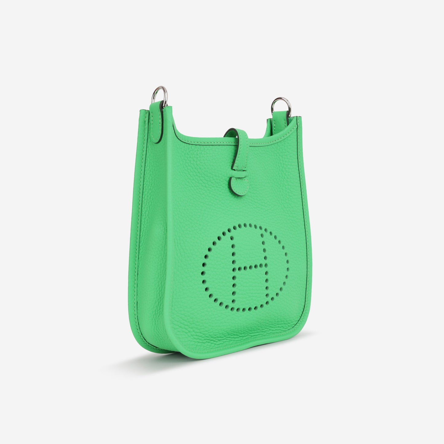 Hermès Evelyne TPM - Vert Comics Clemence / Vert Fizz-Vert Comics Strap | Palladium Hardware (NWT)