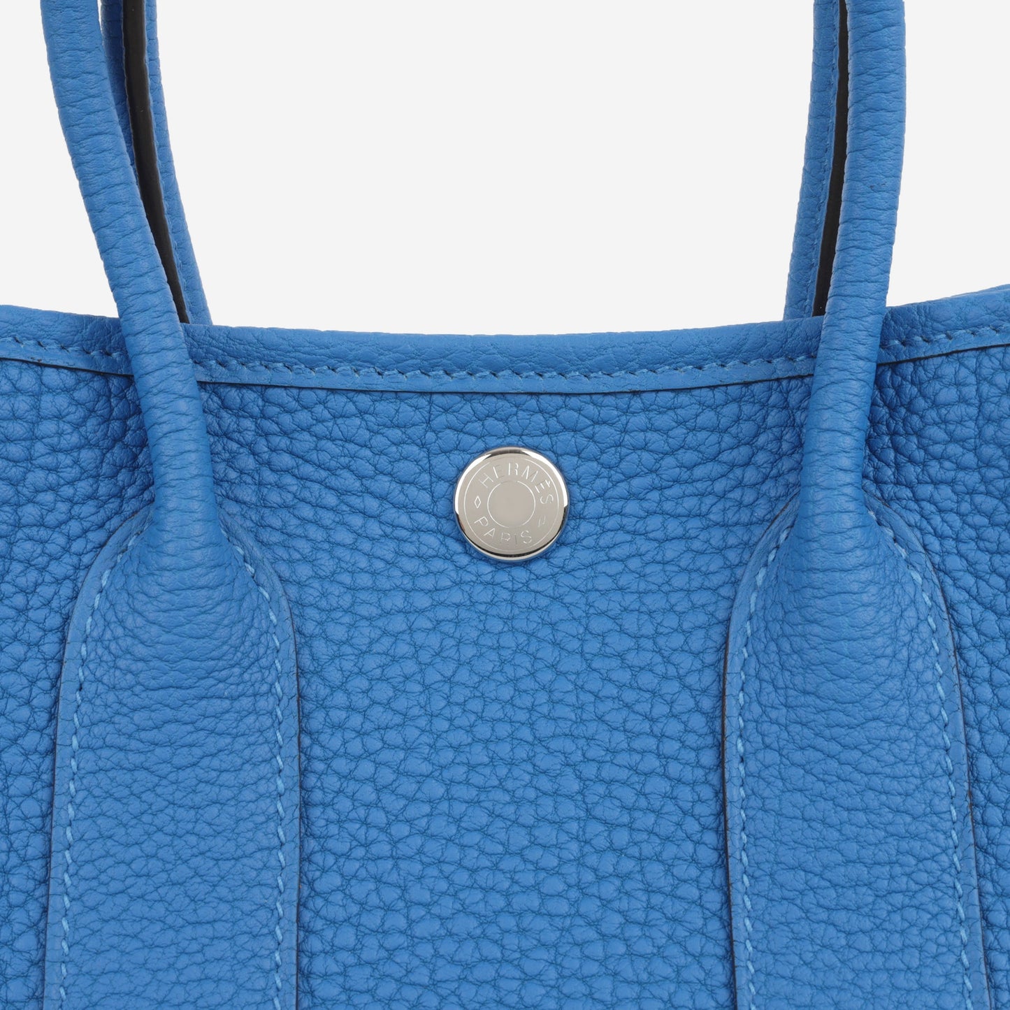 Hermès Neo Garden Party 23 - Blue Hydra Negonda | Palladium Hardware (NWT)