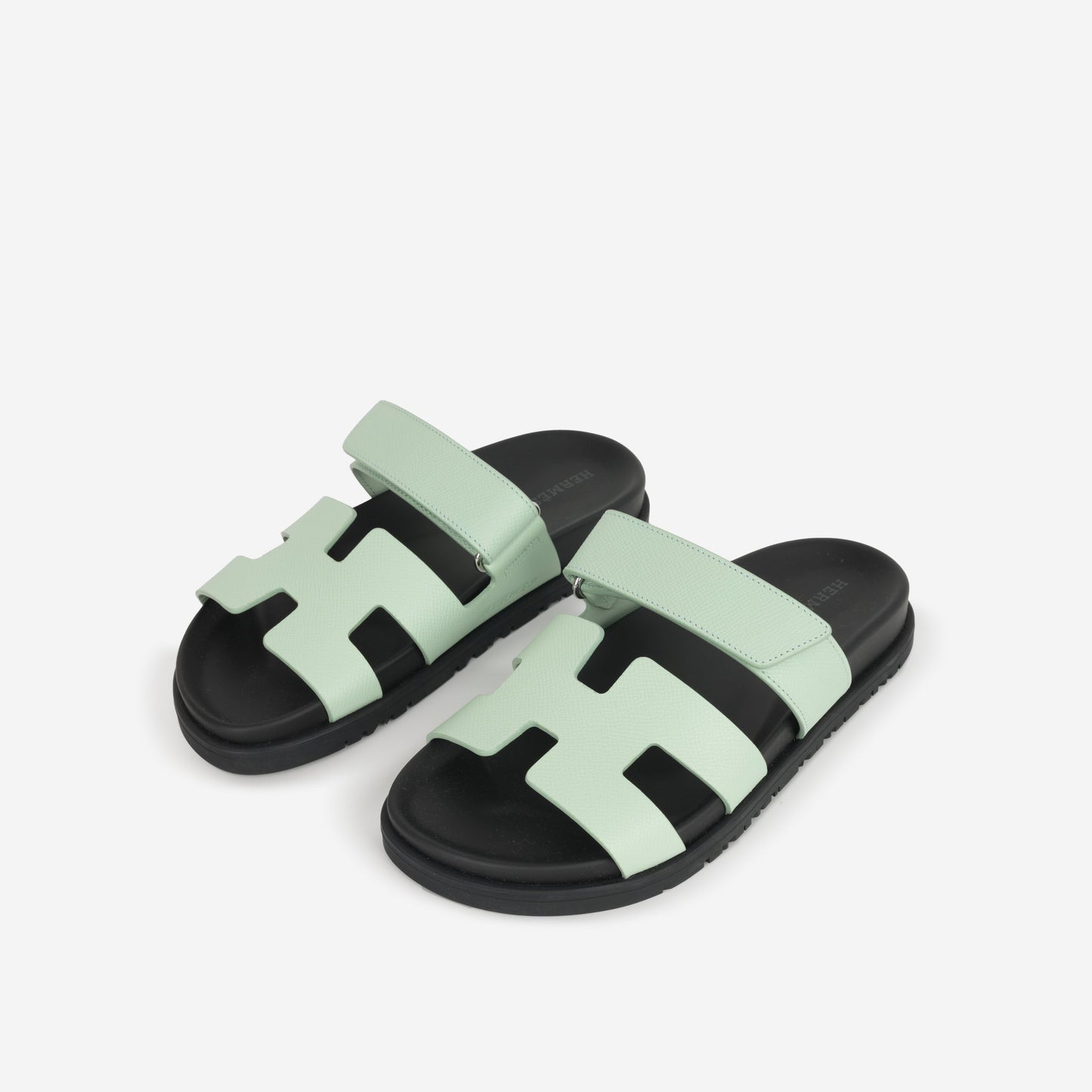Hermès Chypre Sandal - Bleu Cristaux Epsom