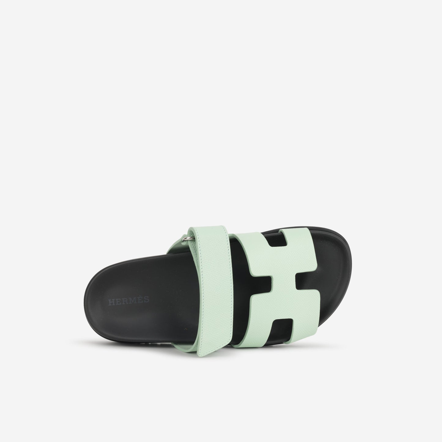 Hermès Chypre Sandal - Bleu Cristaux Epsom