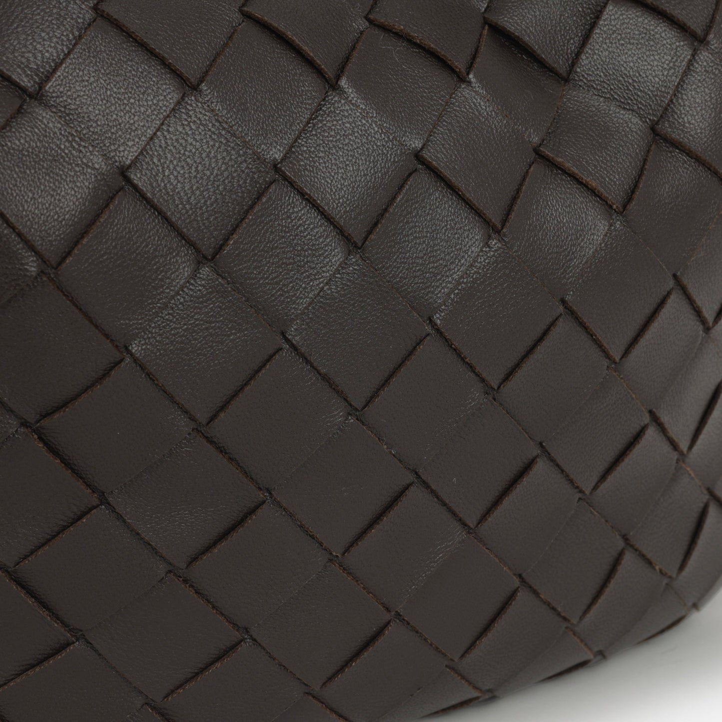 Bottega Veneta Bottega Mini Jodie Shoulder Bag - Fondant Intrecciato | Gold Hardware