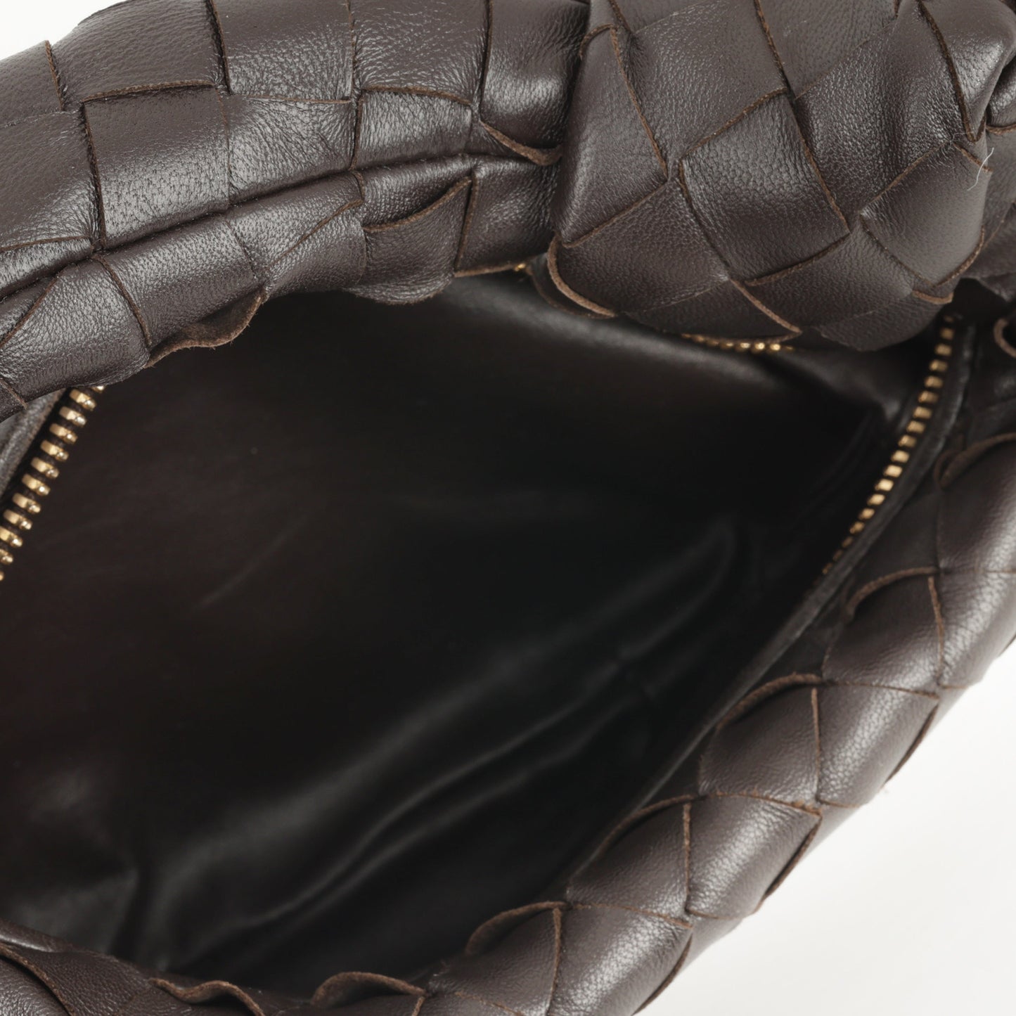 Bottega Veneta Bottega Mini Jodie Shoulder Bag - Fondant Intrecciato | Gold Hardware