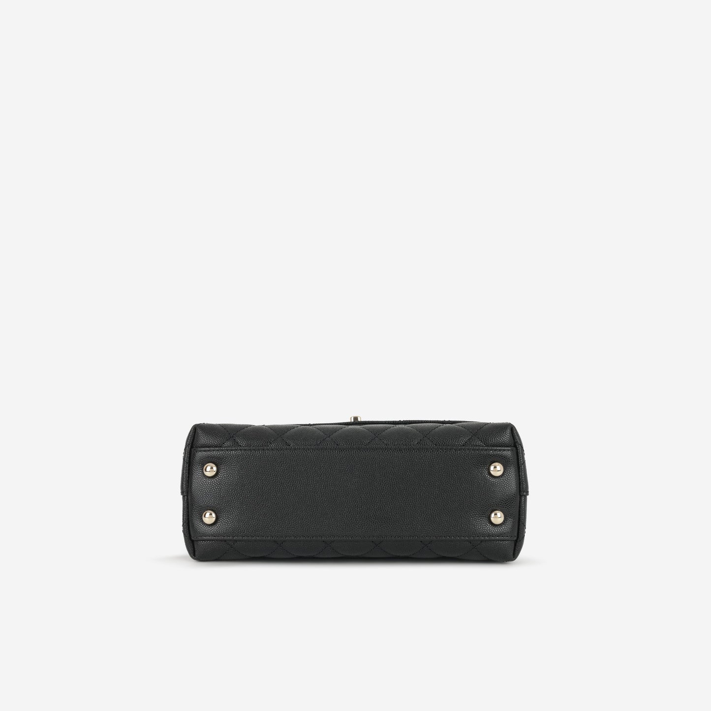 Chanel Small Coco Handle - Black Caviar | Champagne Gold Hardware