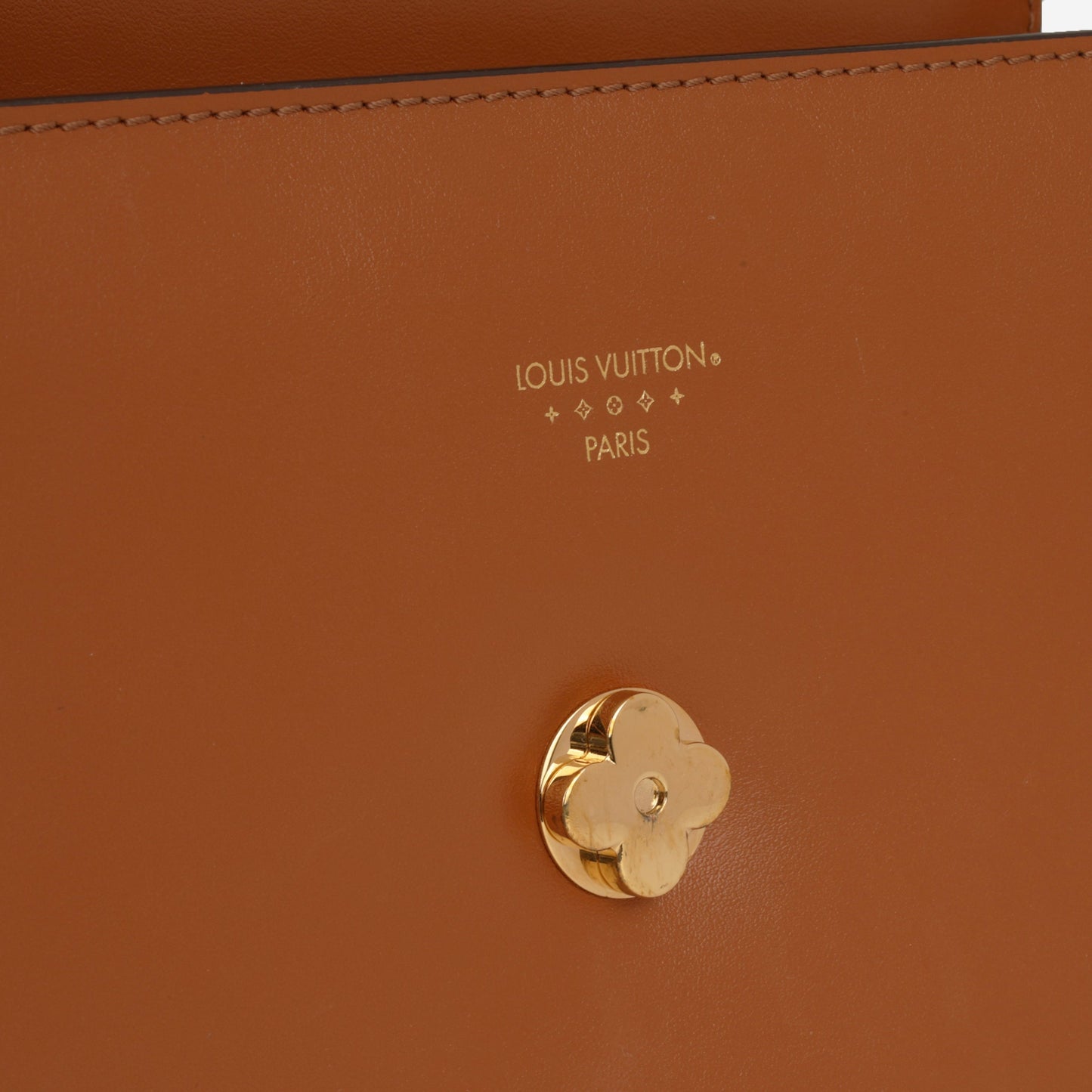 Louis Vuitton Pont 9 Shoulder Bag - Caramel Box Calf | Gold Hardware
