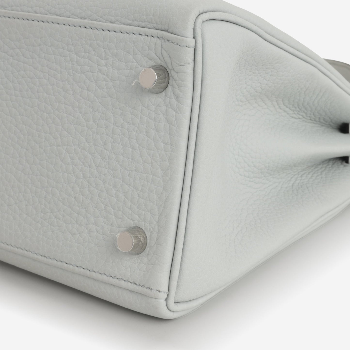 Hermès Kelly 28 - Blue Pale Clemence | Palladium Hardware