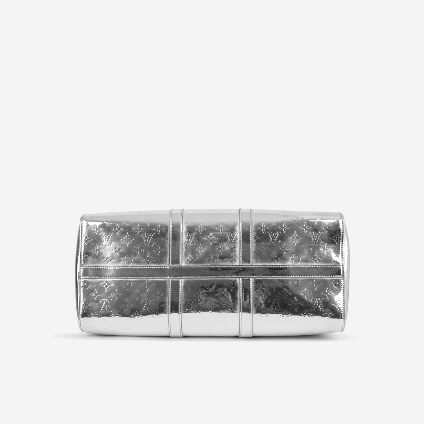 Louis Vuitton Virgil Abloh Keepall 50 - Silver Metallic Monogram