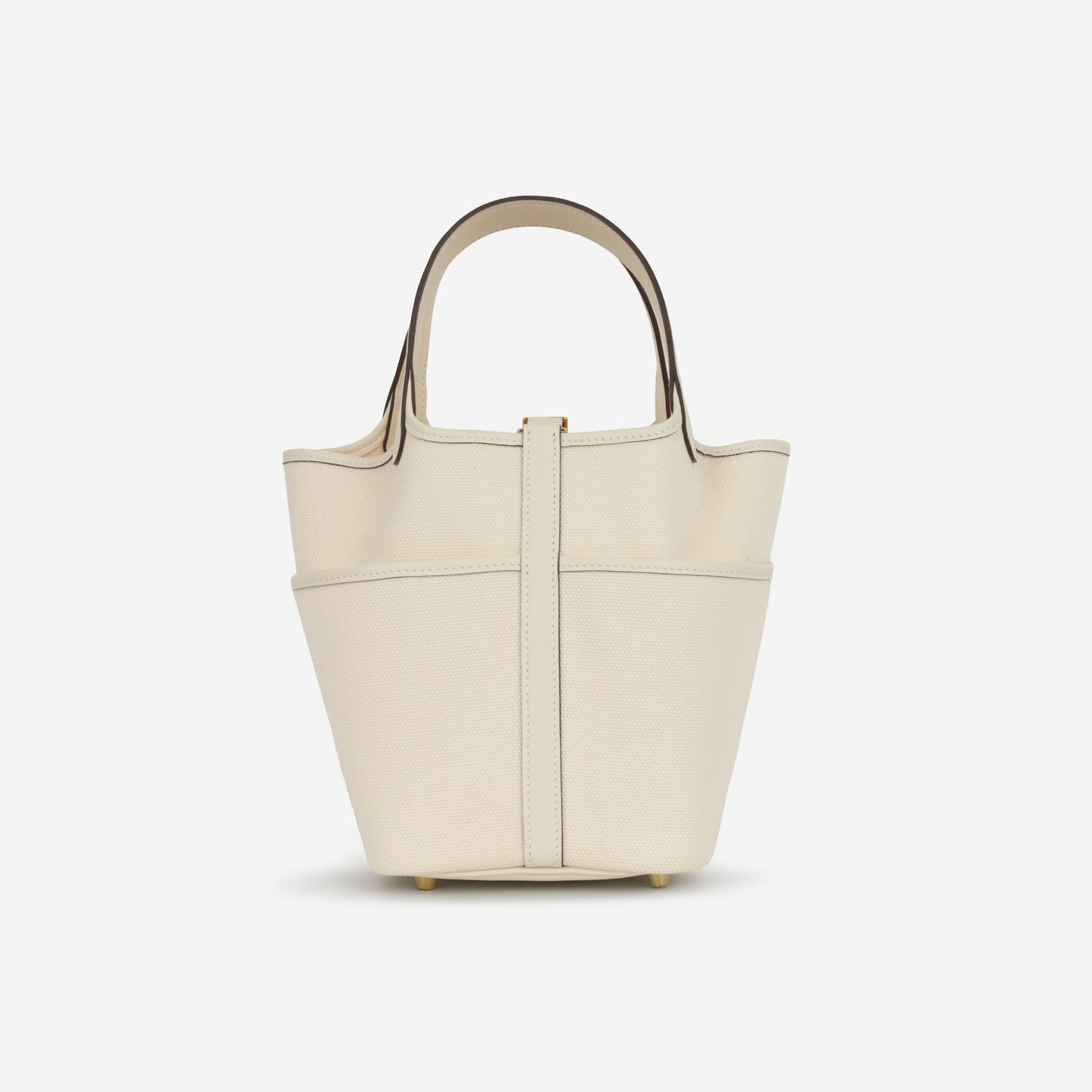 Hermès Picotin 18 Cargo - Ecru Canvas / Nata Swift | Gold Hardware