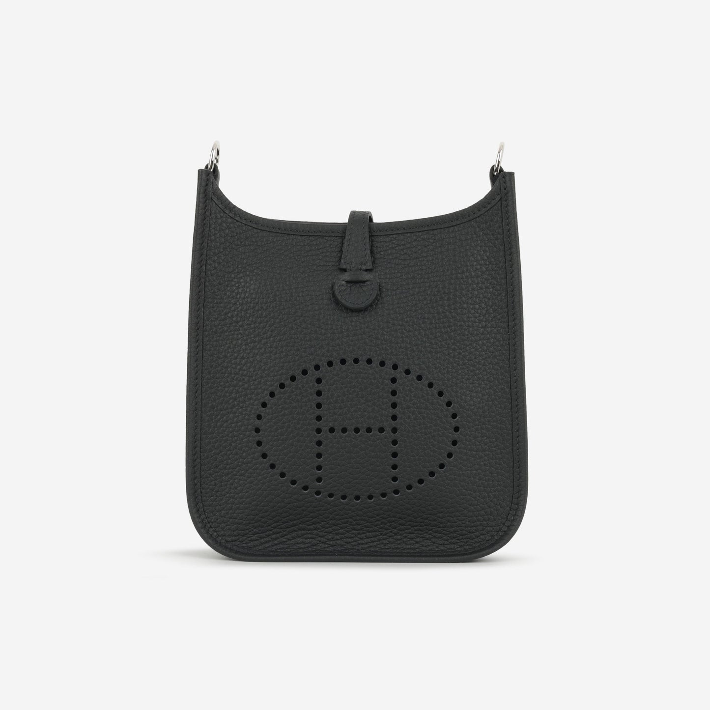 Hermès Mini Evelyne 16 - Black Clemence | Palladium Hardware