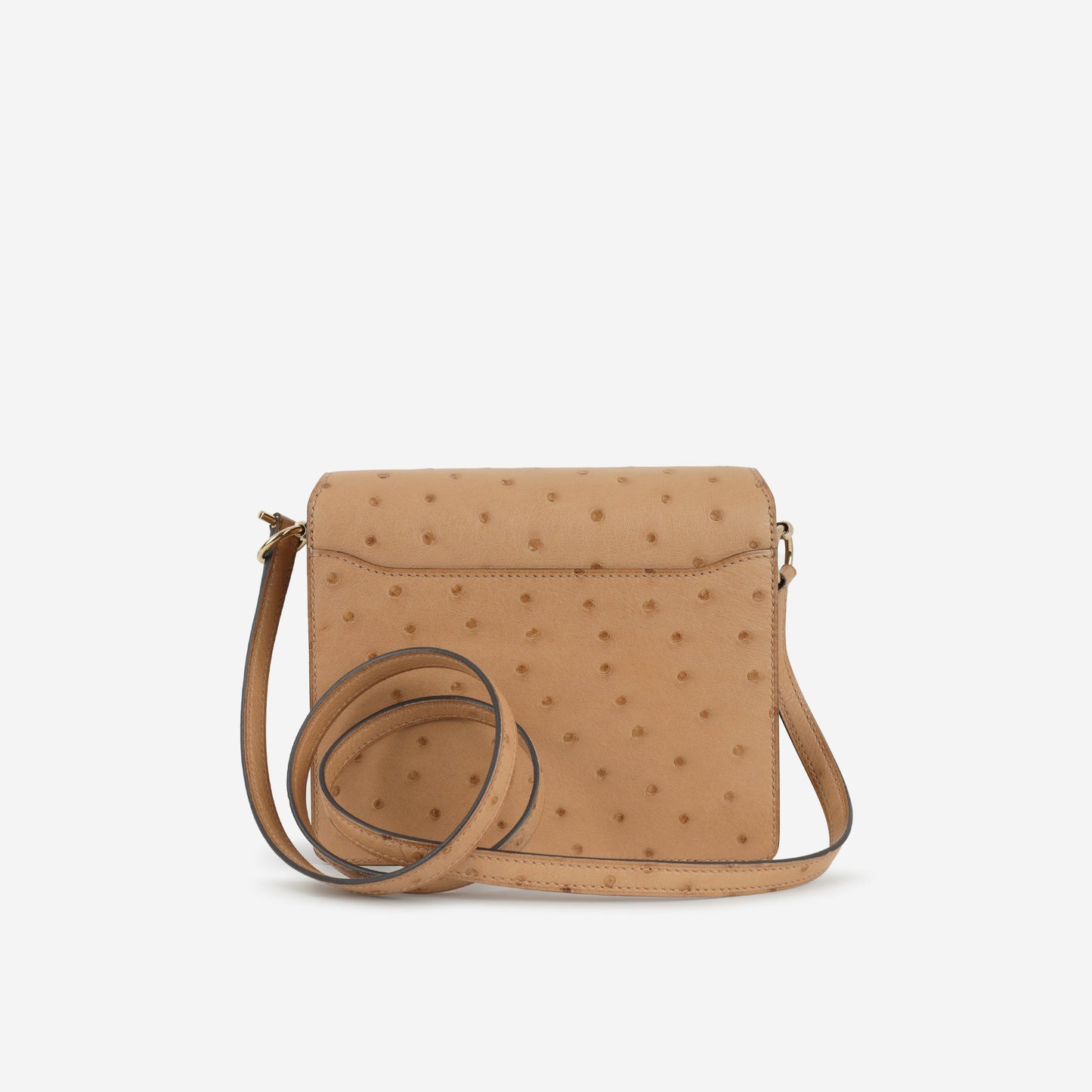 Hermès Mini Roulis - Chai Ostrich | Permabrass Hardware